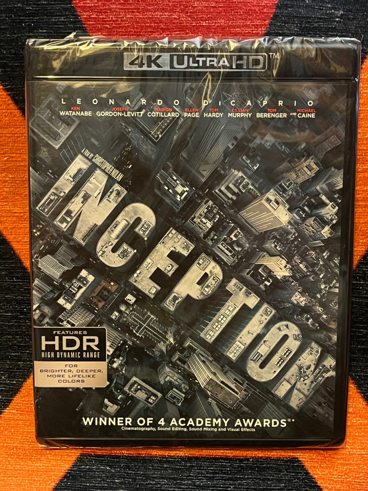 INCEPTION 4K UHD Ultra HD/Blu-ray Christopher Nolan/Leonardo DiCaprio NEW