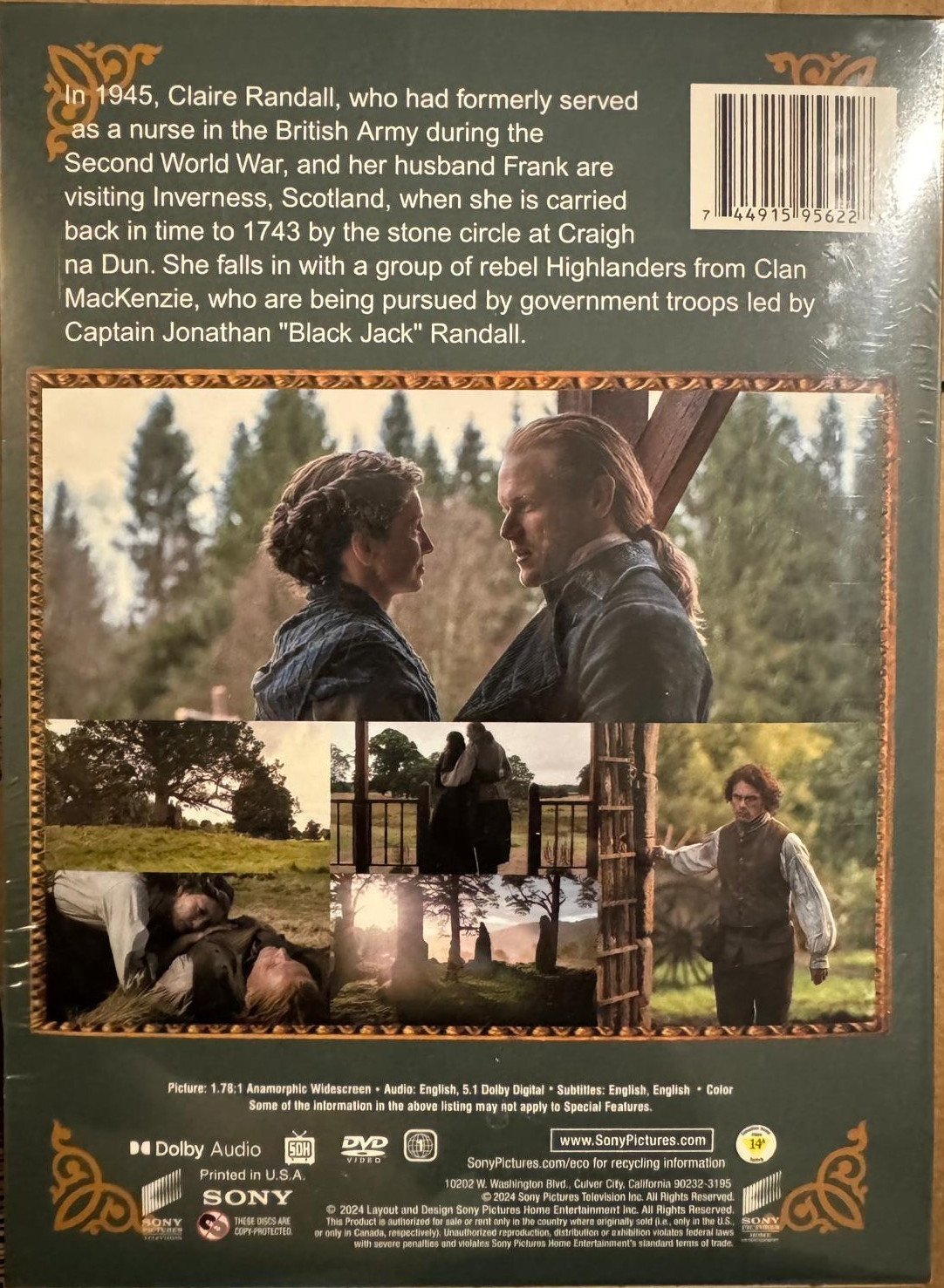 Outlander Complete Series Season 1-8, 1-7+8 (DVD) Region 1 ***Free Fast Shipping