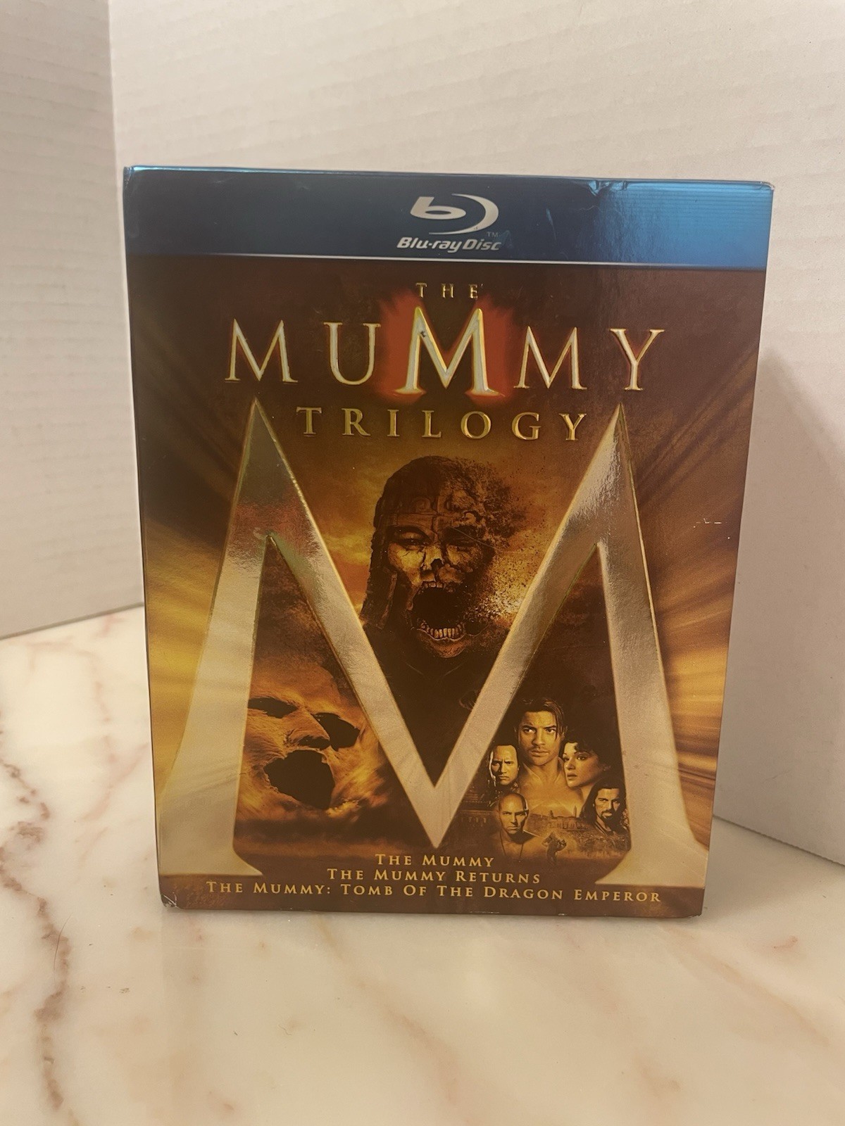 The Mummy Trilogy 3 Blue-ray DVD Collection Excellent Condition