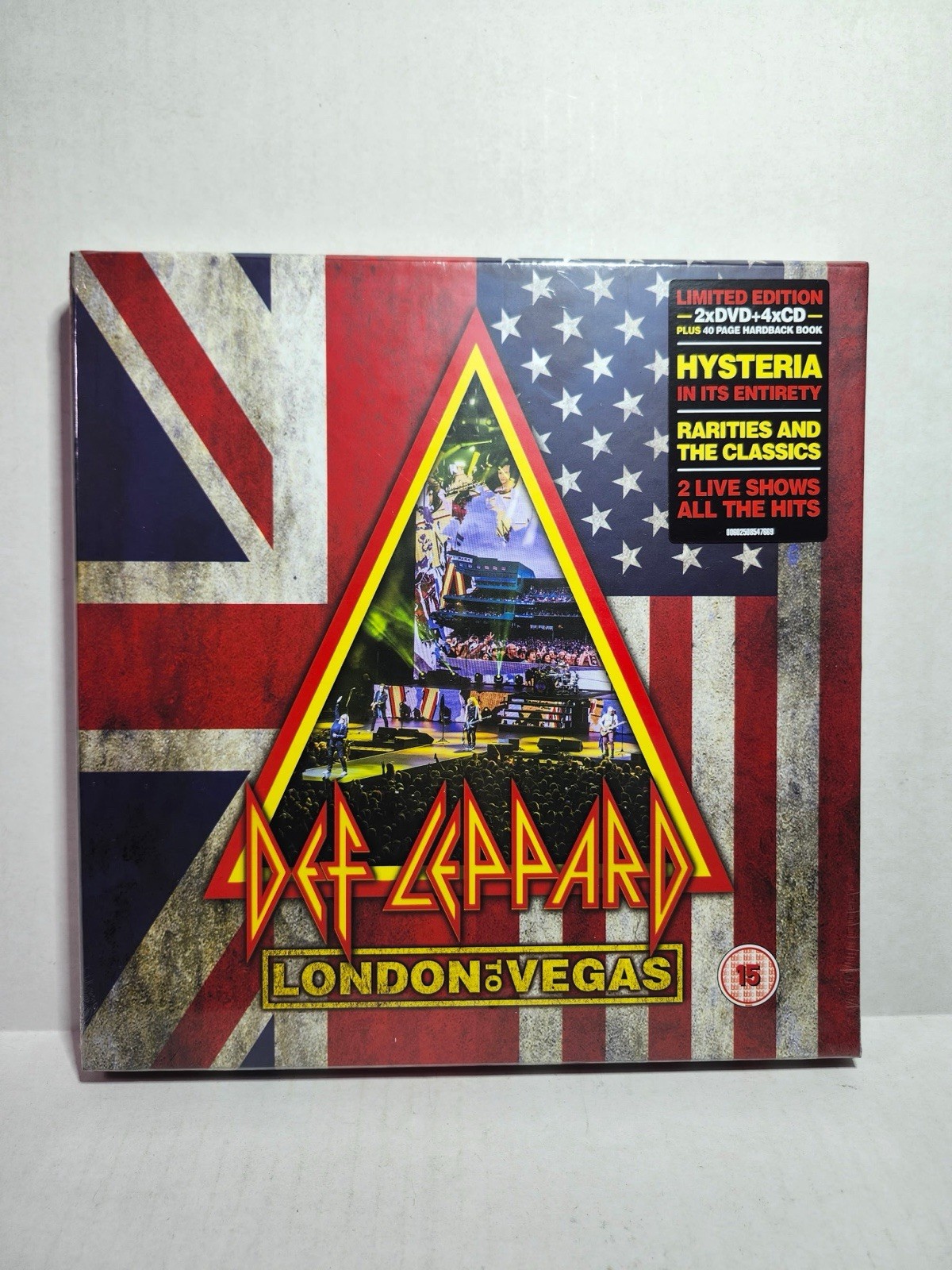 Def Leppard, London to Vegas. 2 Blu Ray 4 CDS 2 Live Shows Collectors Box Set