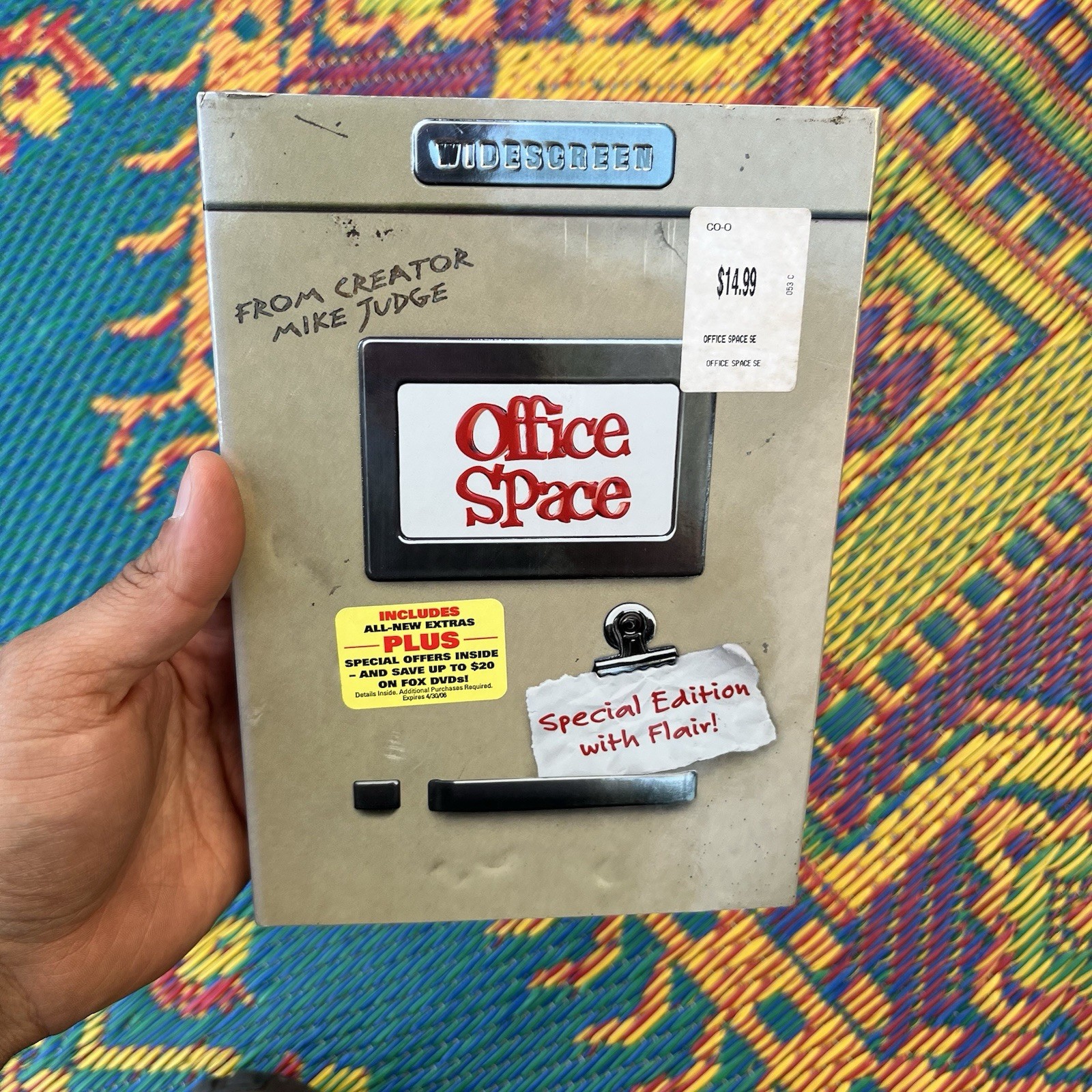 Office Space (DVD, 1999) New Sealed Slip Cover Deleted Scenes Mike Judge Comedy