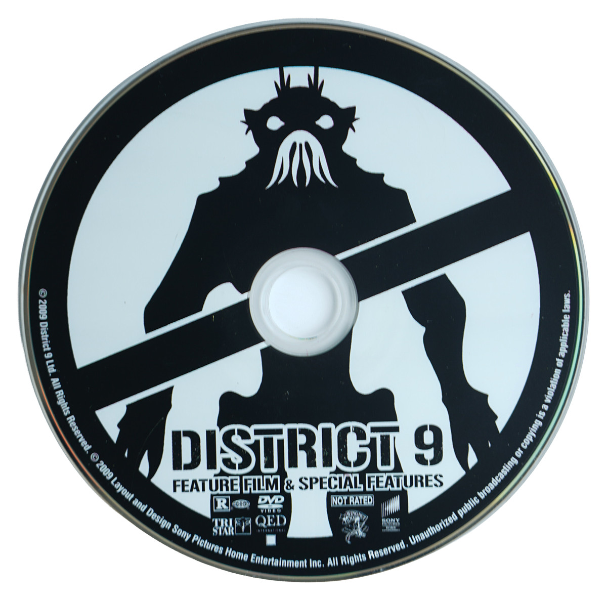 DISTRICT 9 DVD 2009 Feature Film & Special Features Neill Blomkamp