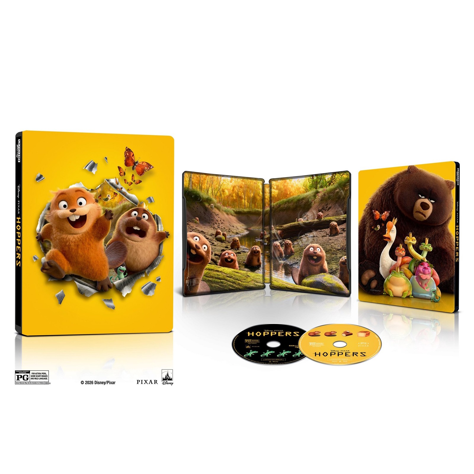 Steelbook Hoppers (4K UHD + Digital) NEW