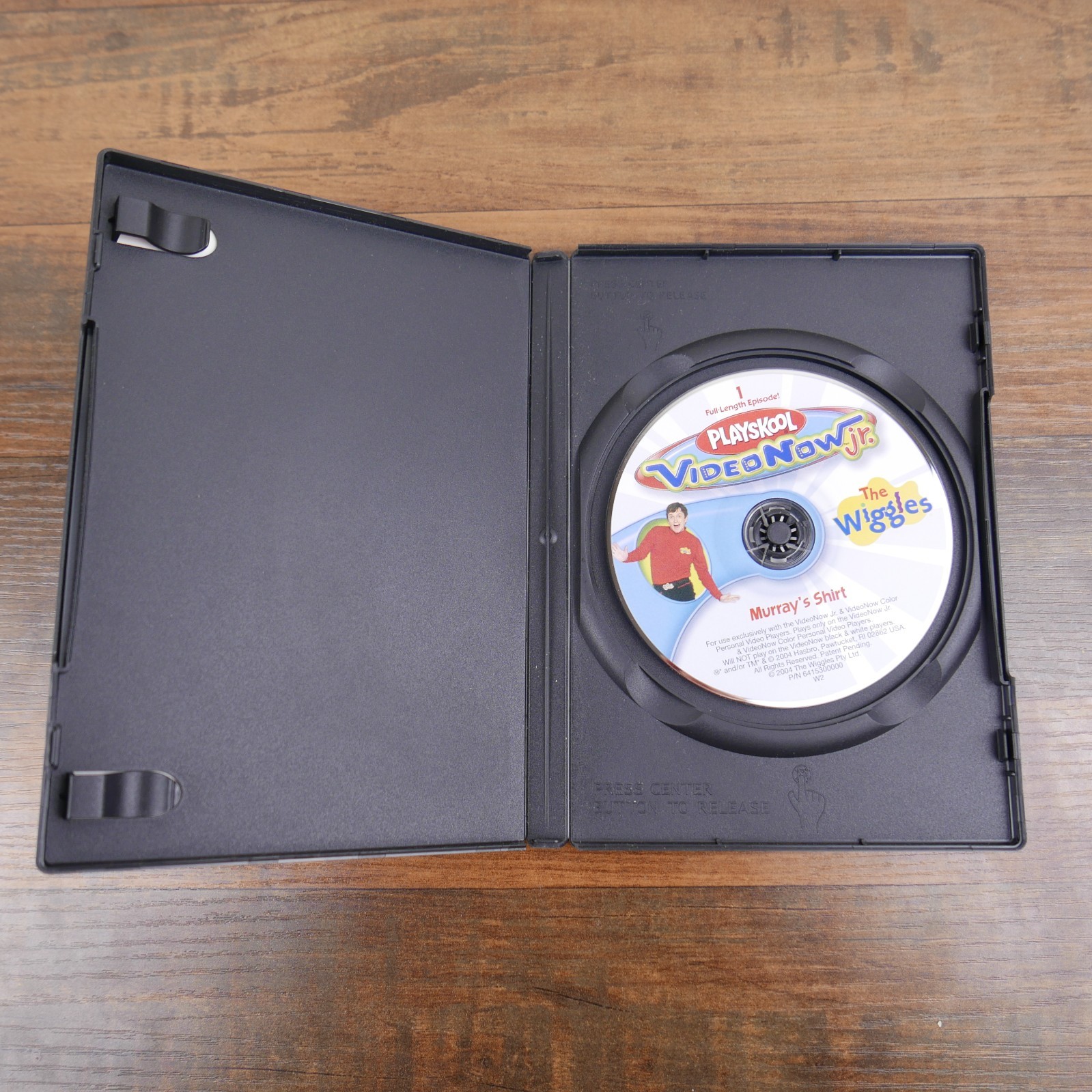 Video Now The Wiggles Murray’s Shirt PVD Disc Good Condition Playskool Video