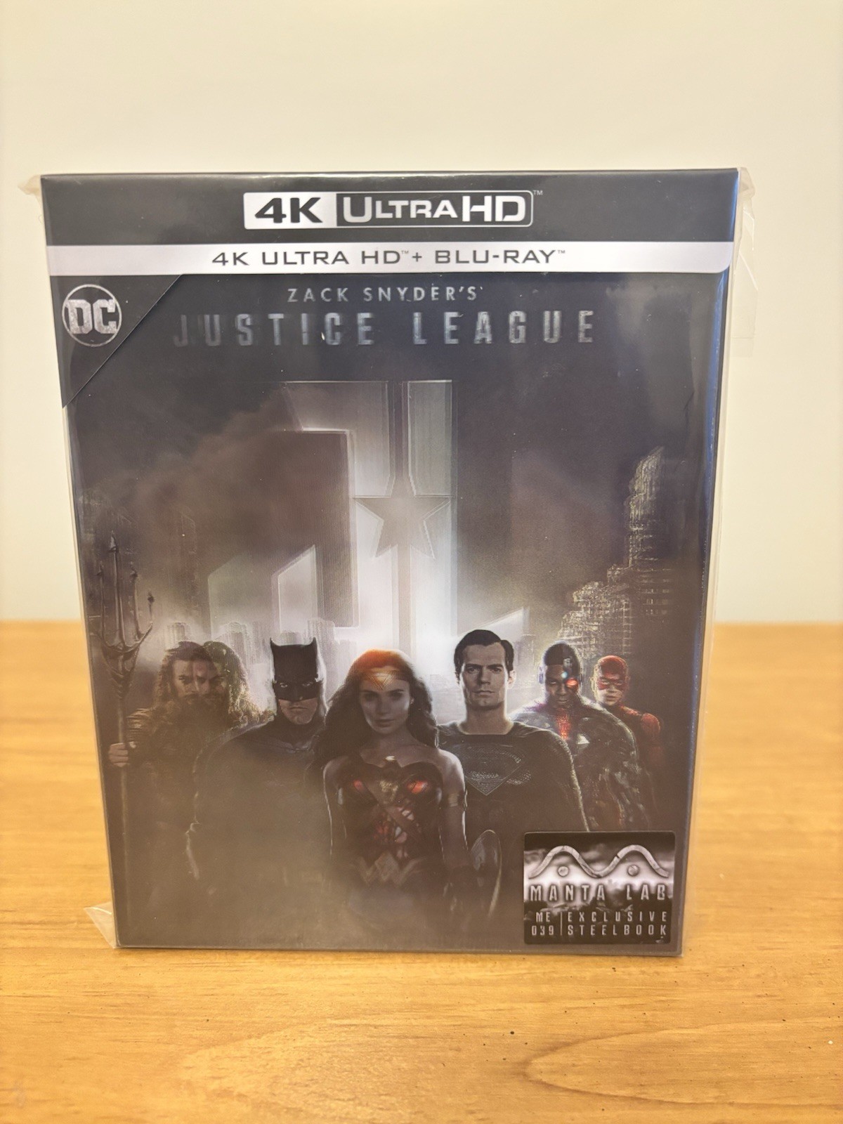 Zack Snyder’s Justice League 4K UHD Steelbook Manta Lab Lenticular Full Slip #39