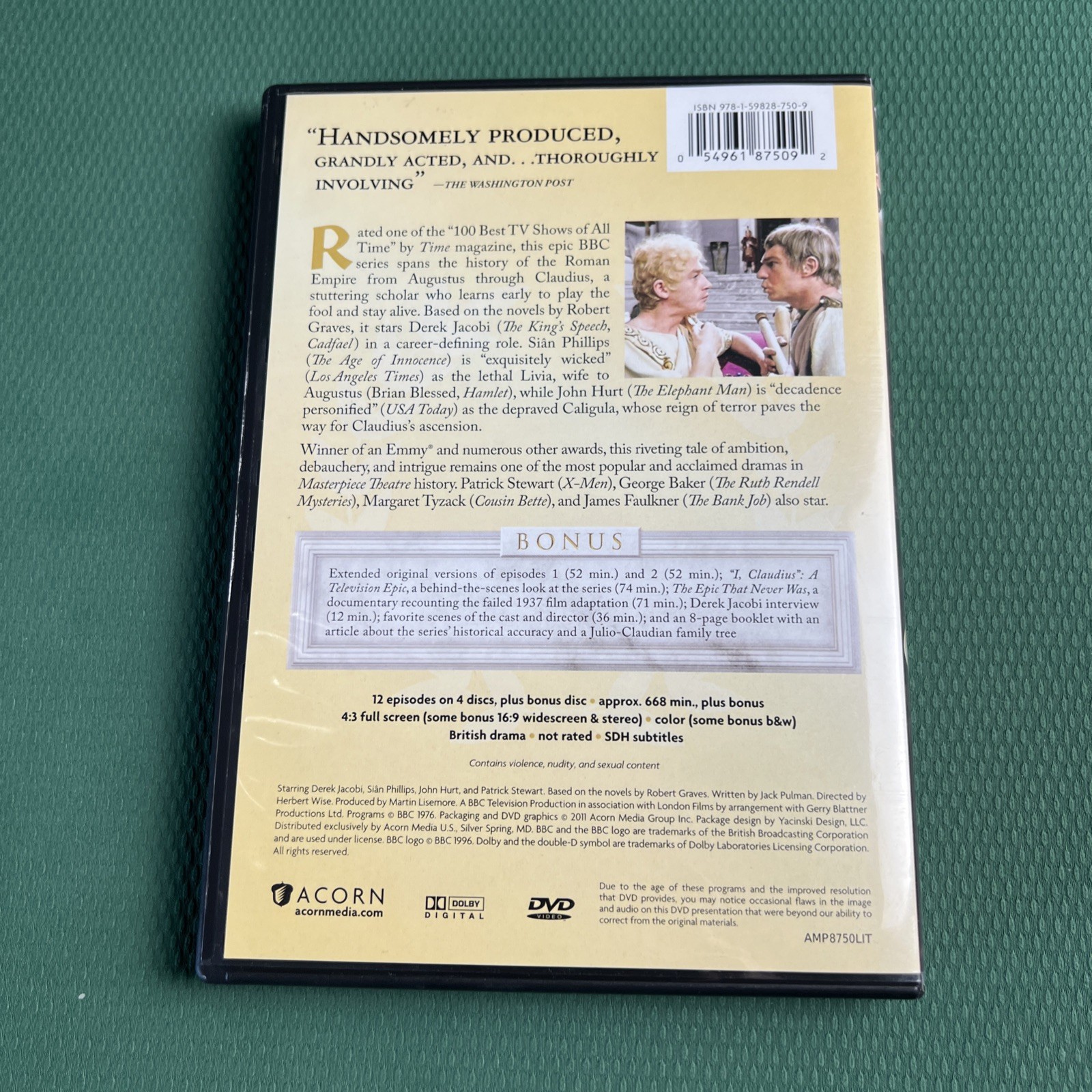 I, Claudius: The Complete Series (35th Anniversary 5-DVD Set) BBC Derek Jacobi