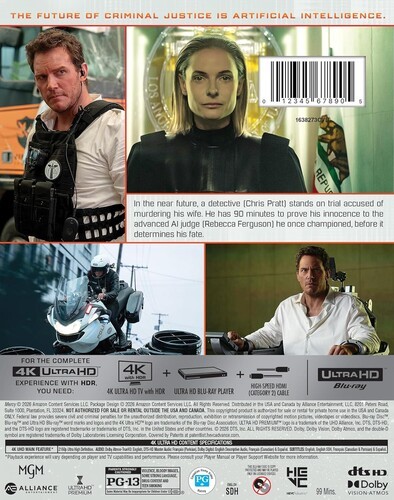 Mercy [New 4K UHD Blu-ray] Dolby, Sign Language, Subtitled, Widescreen