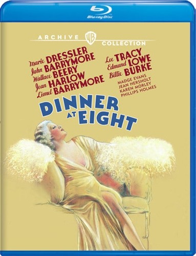 DINNER AT EIGHT New Sealed Blu-ray 1933 Jean Harlow Warner Archive Collection