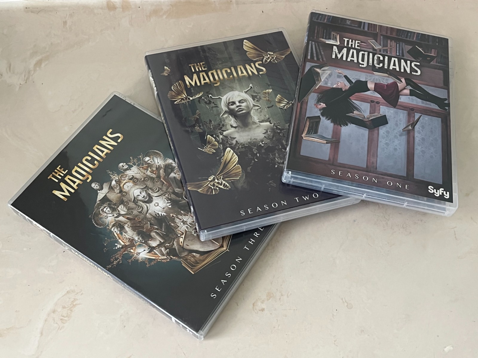 THE MAGICIANS COMPLETE SEASONS ONE 1+TWO 2+THREE 3 on DVD SyFy Sci-Fi TV Series