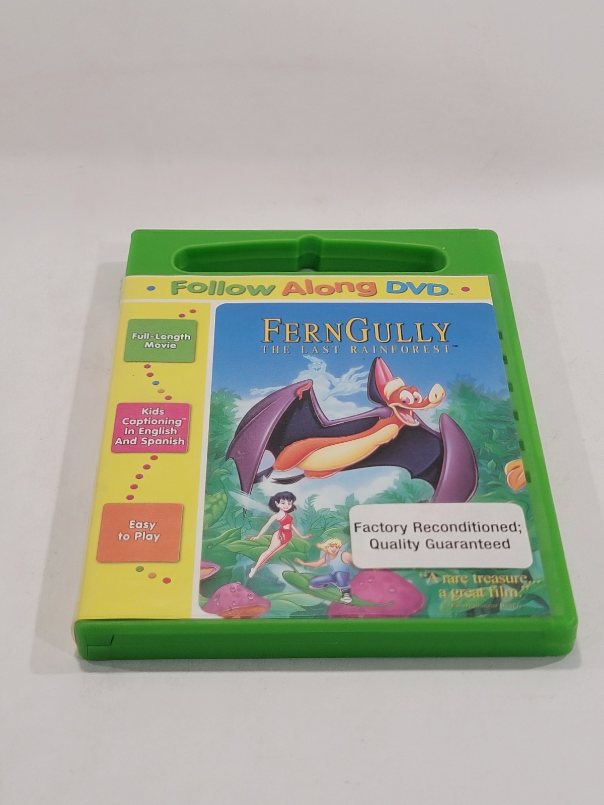 Fern Gully The Last Rainforest – Follow Along DVD (DVD, 1992)