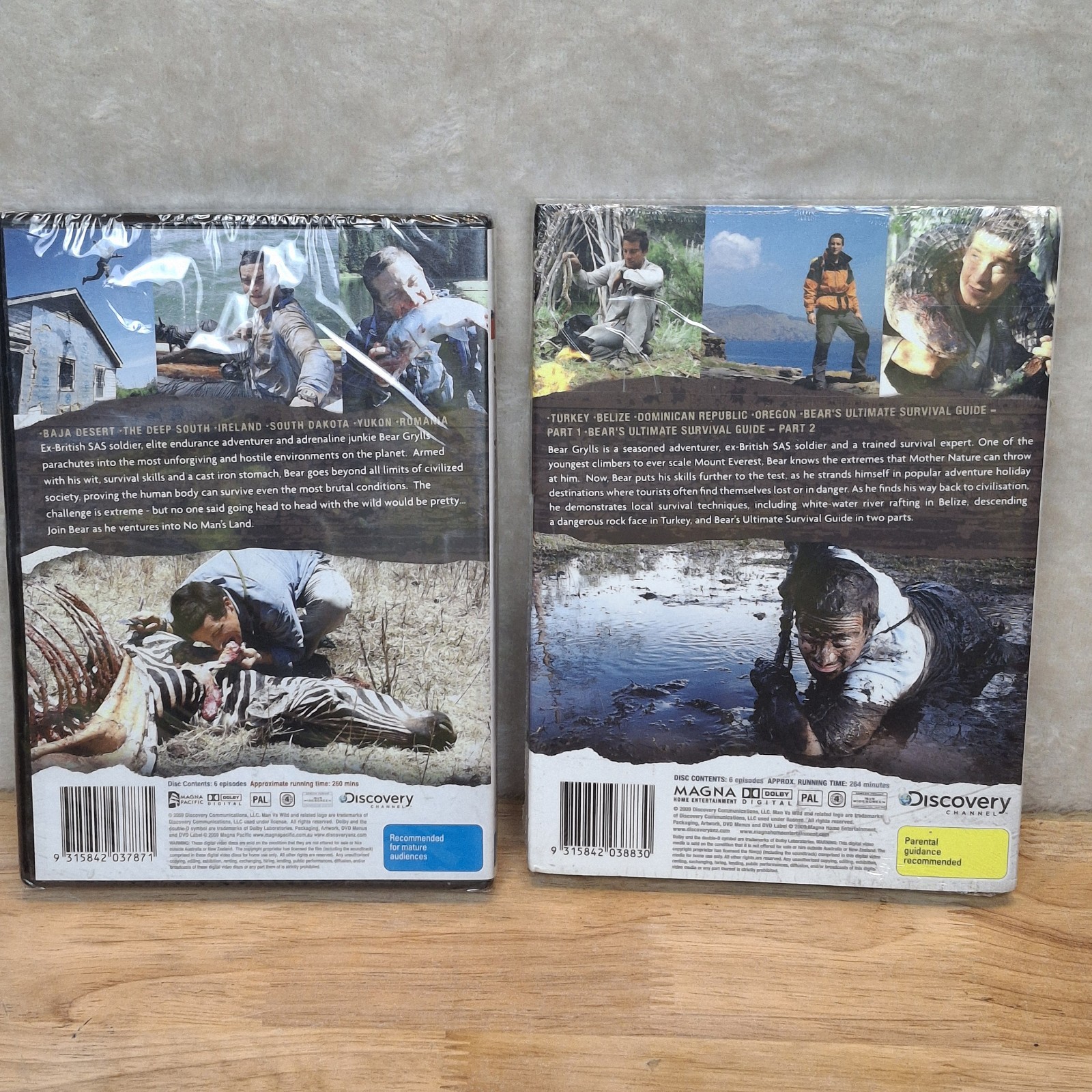 Man Vs Wild – No Man’s Land : Season 3 Sealed NEW DVD Bear Grylls 2 Disc Set