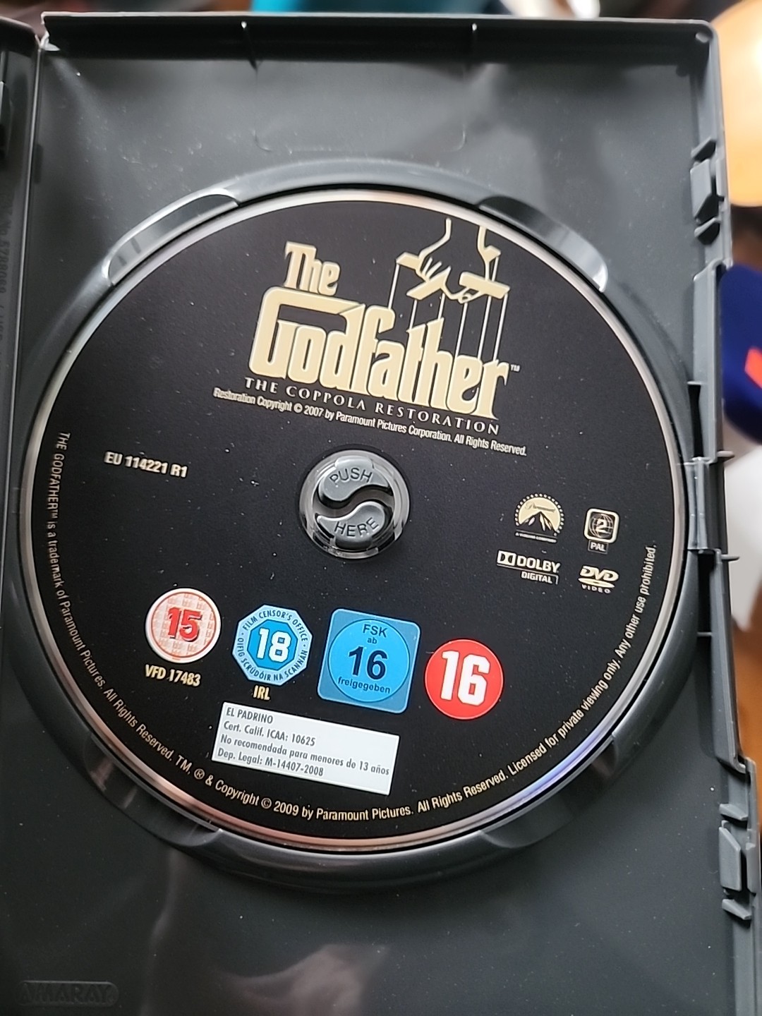 The Godfather DVD El Padrino 1 2 & 3. 2 & 3 are Unopened. Coppola Restoration