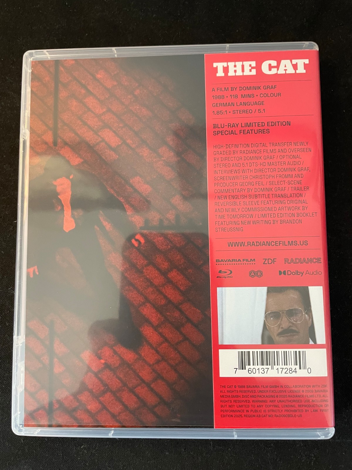 THE CAT(1988) Blu-ray, 2025, Radiance