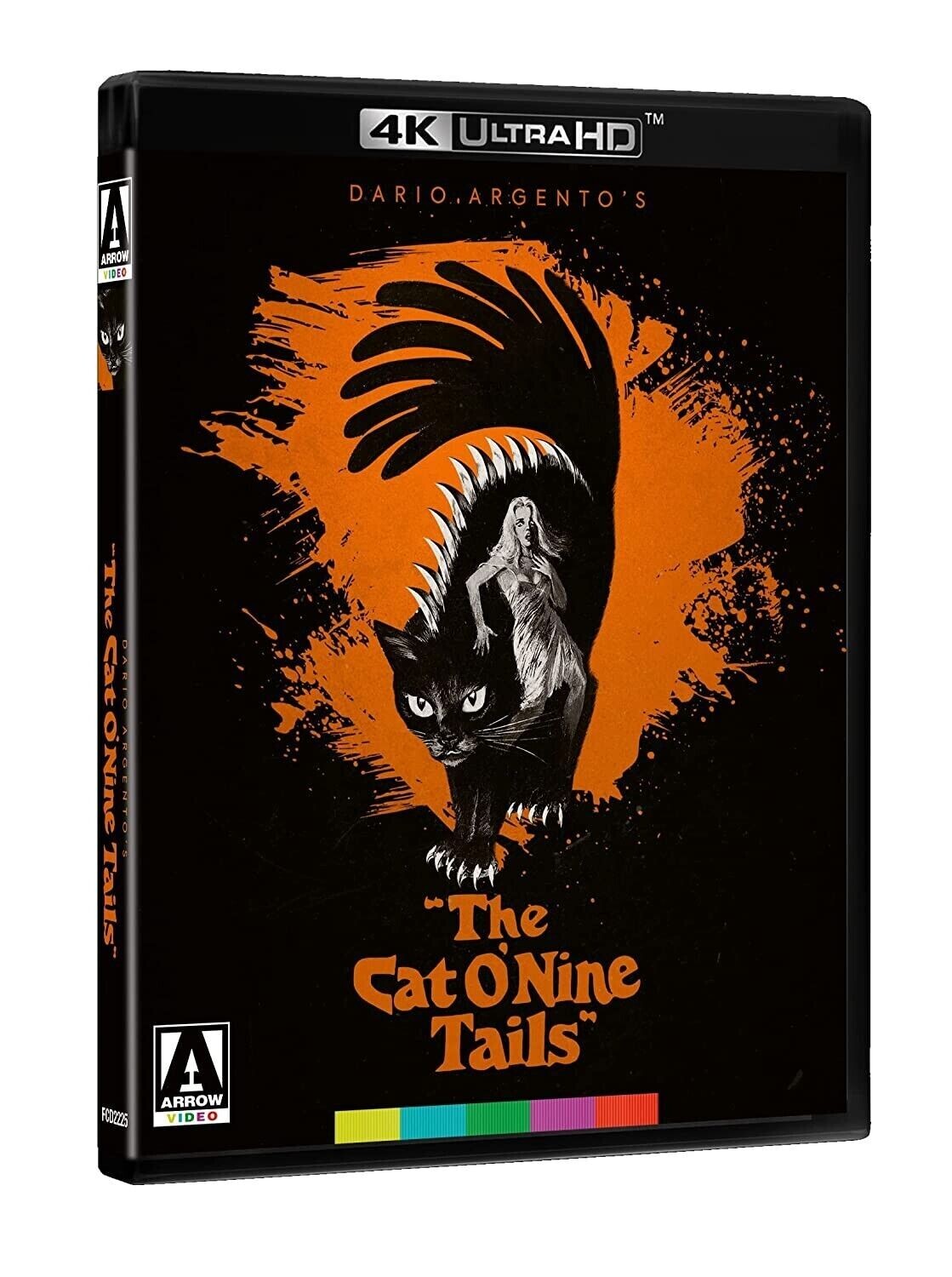 THE CAT O’ NINE TAILS [4K UHD Blu-ray] 1971 Arrow Video UK Dario Argento Giallo