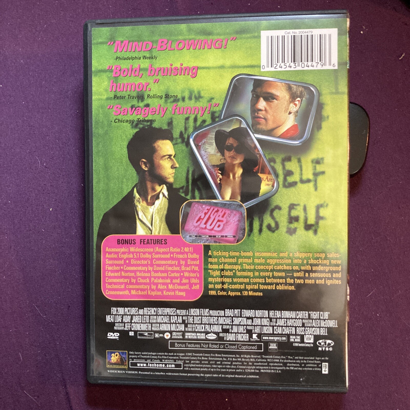 Fight Club (DVD, 1999)