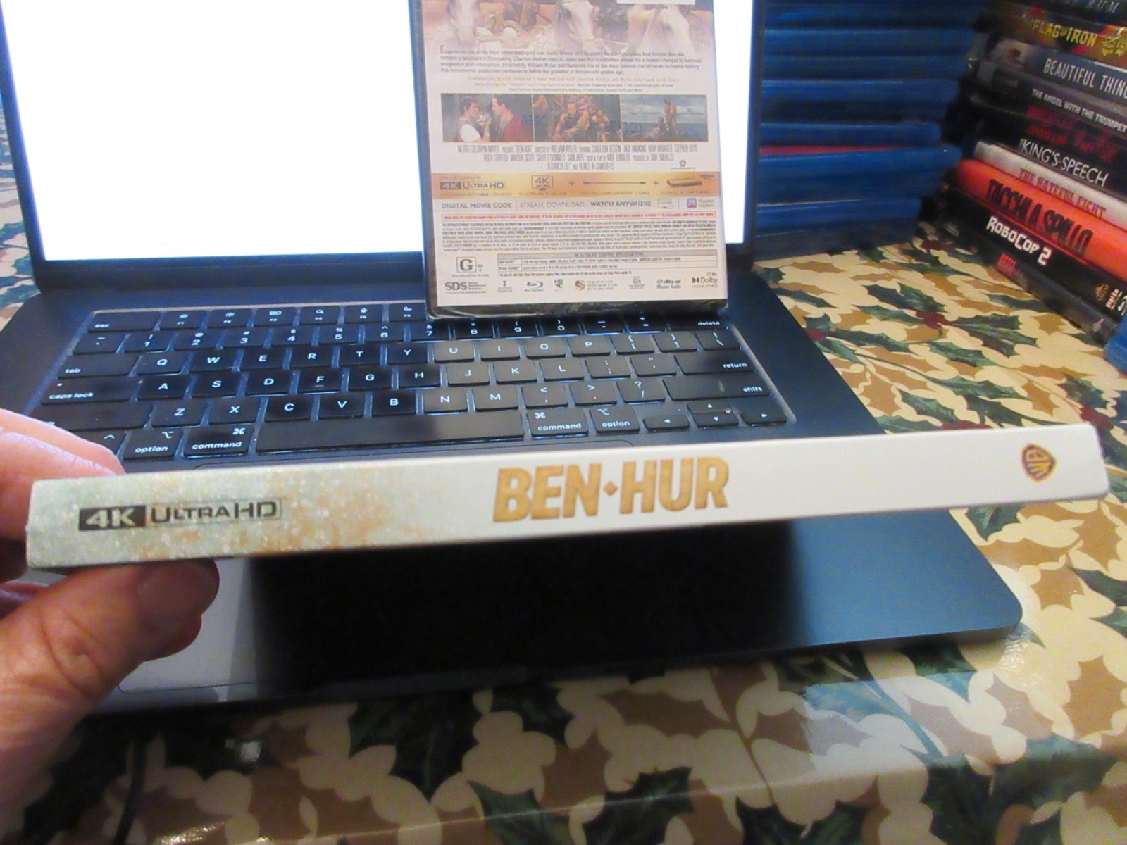 Ben-Hur 4K UHD + Digital 2 discs W/Slipcover Charlton Heston BRAND NEW PLS READ!