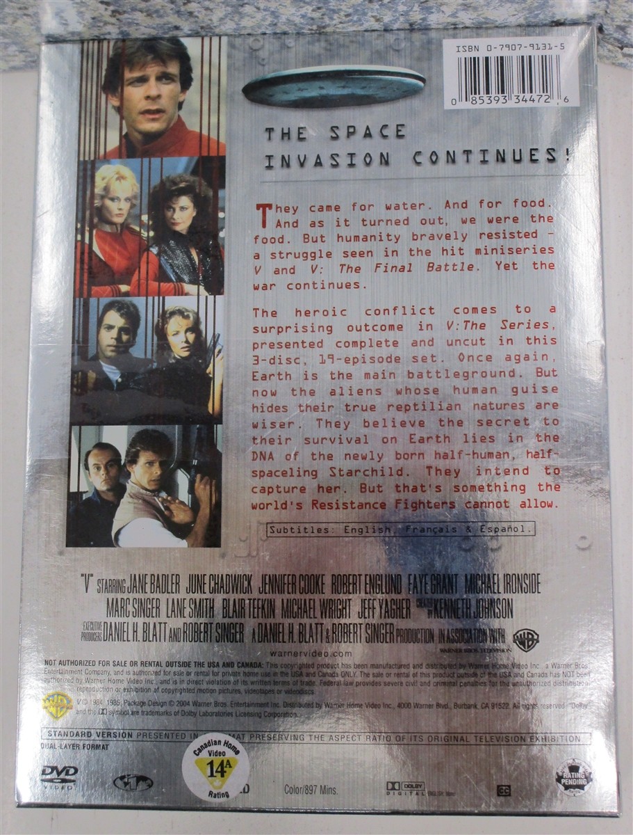 DVD V The Complete Series Box Set Cult Classic BRAND NEW SEALED