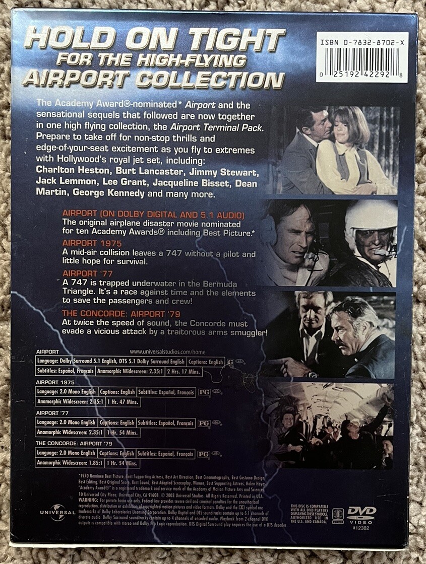 Airport Terminal Pack (DVD, 2004, 2-Disc Set) In Excellent Condition!!!