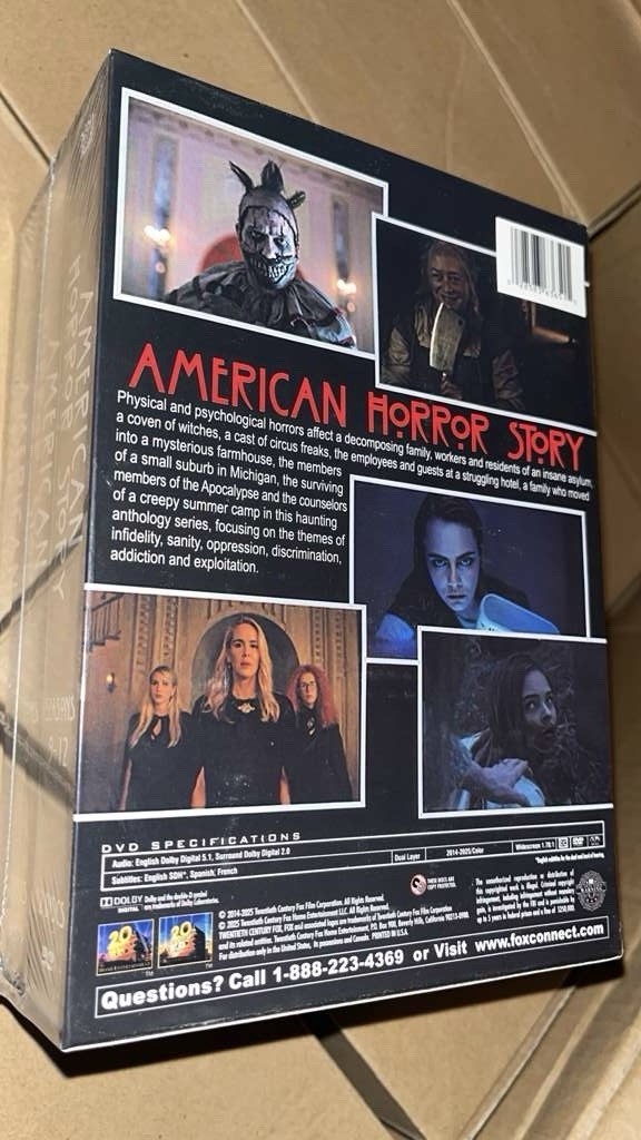 American Horror Story: Complete Box Set Seasons 1-12 DVD Collection (41-discs.)