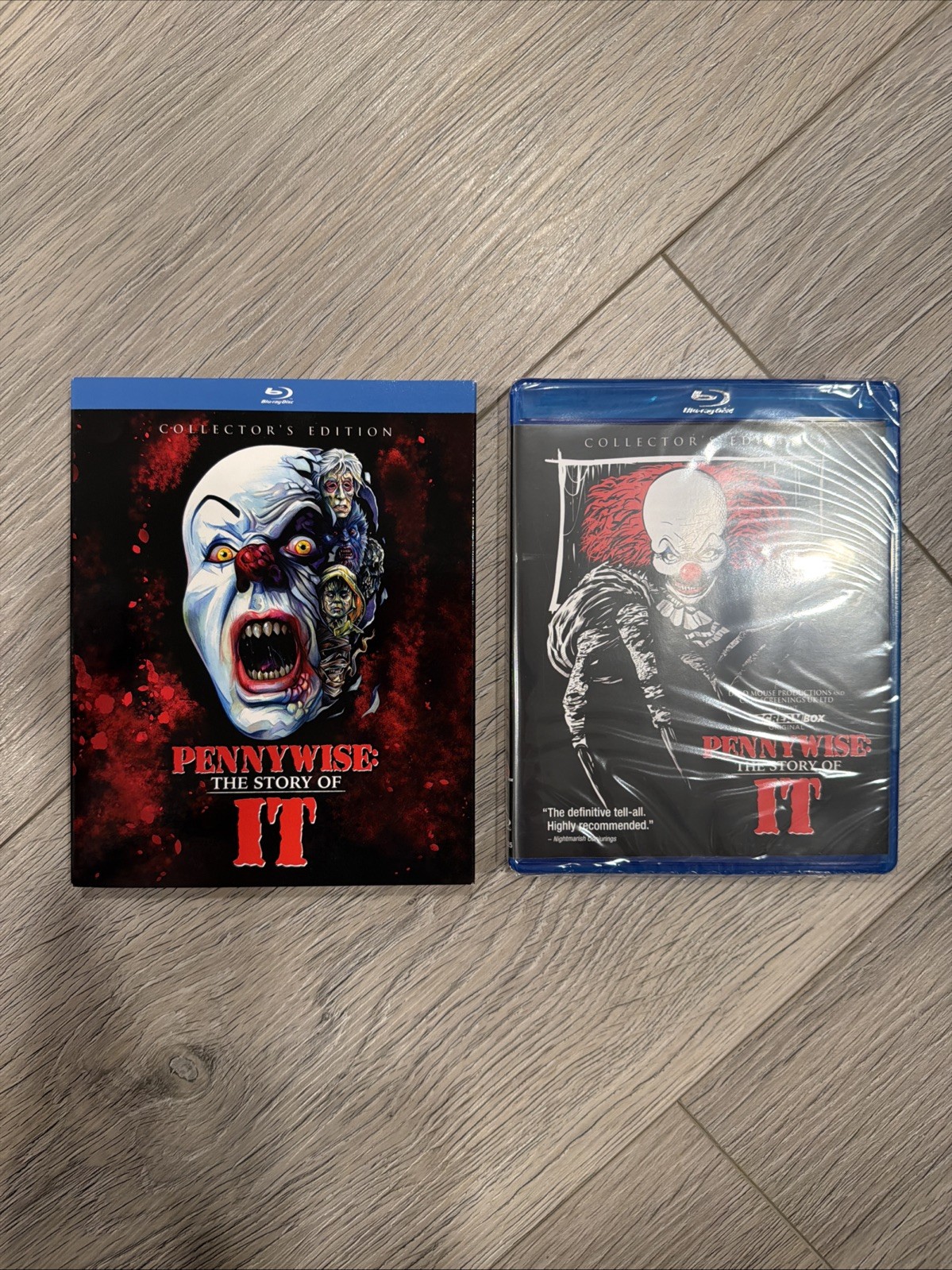Pennywise: the Story of It (Collector’s Edition Blu-ray, 2021) (Tim Curry) NEW