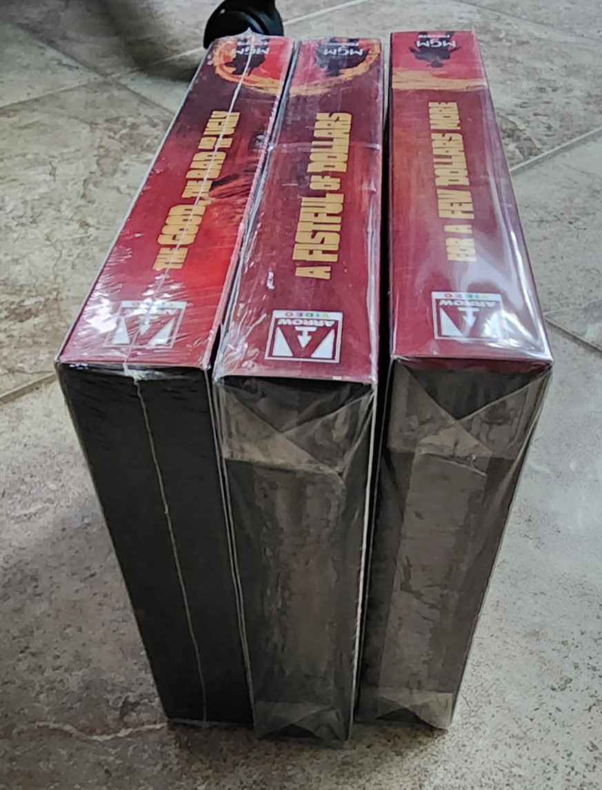 The Dollars Trilogy 4K UHD blu rays Arrow Video Limited Edition OOP