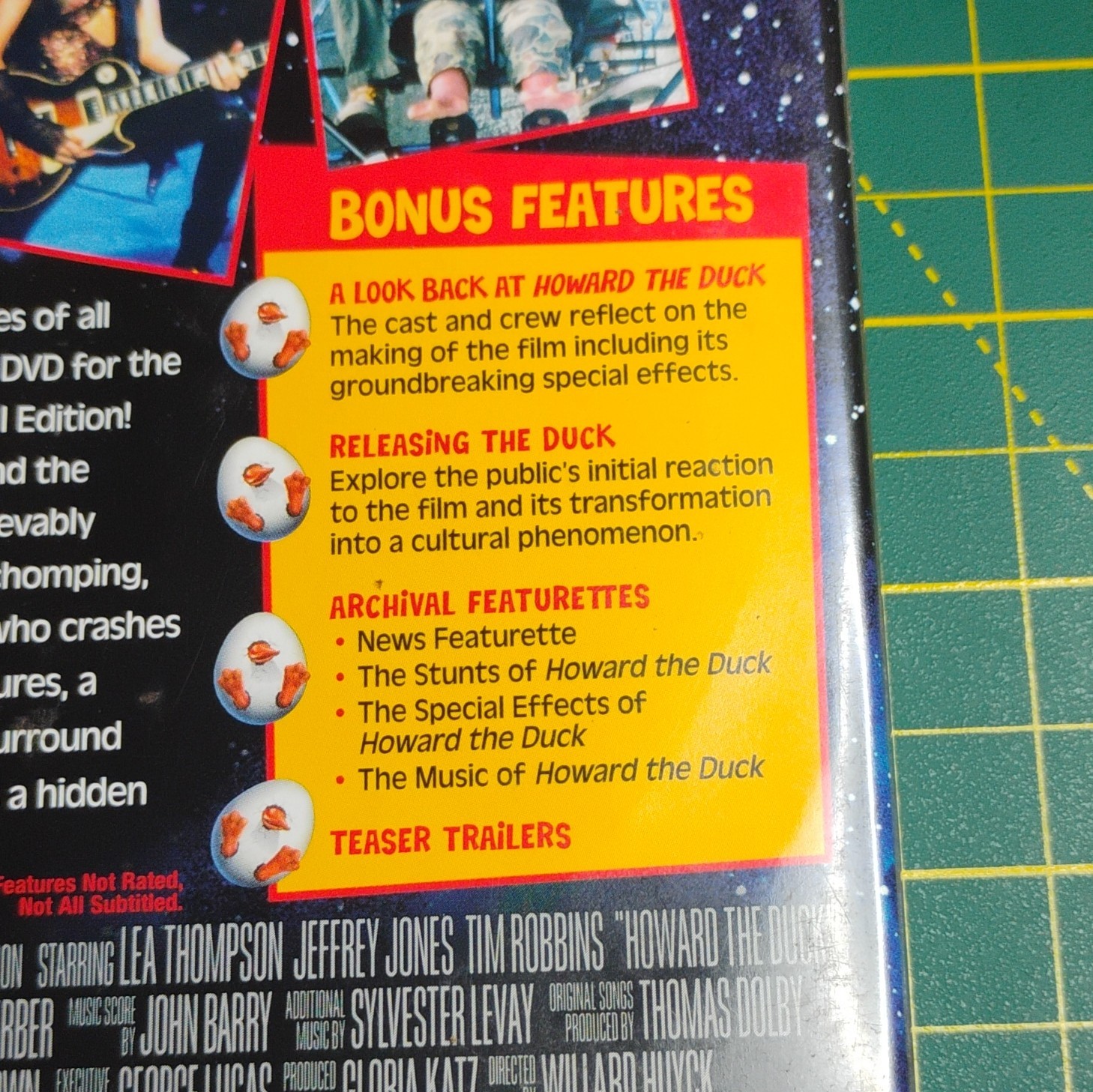 Universal Studios Howard the Duck DVD Special Edition PG 110 min Huyck
