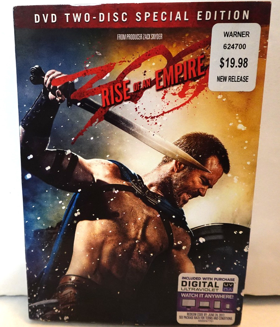 300: Rise of an Empire (2-Disc Set with slipcover) DVD (NEW!)