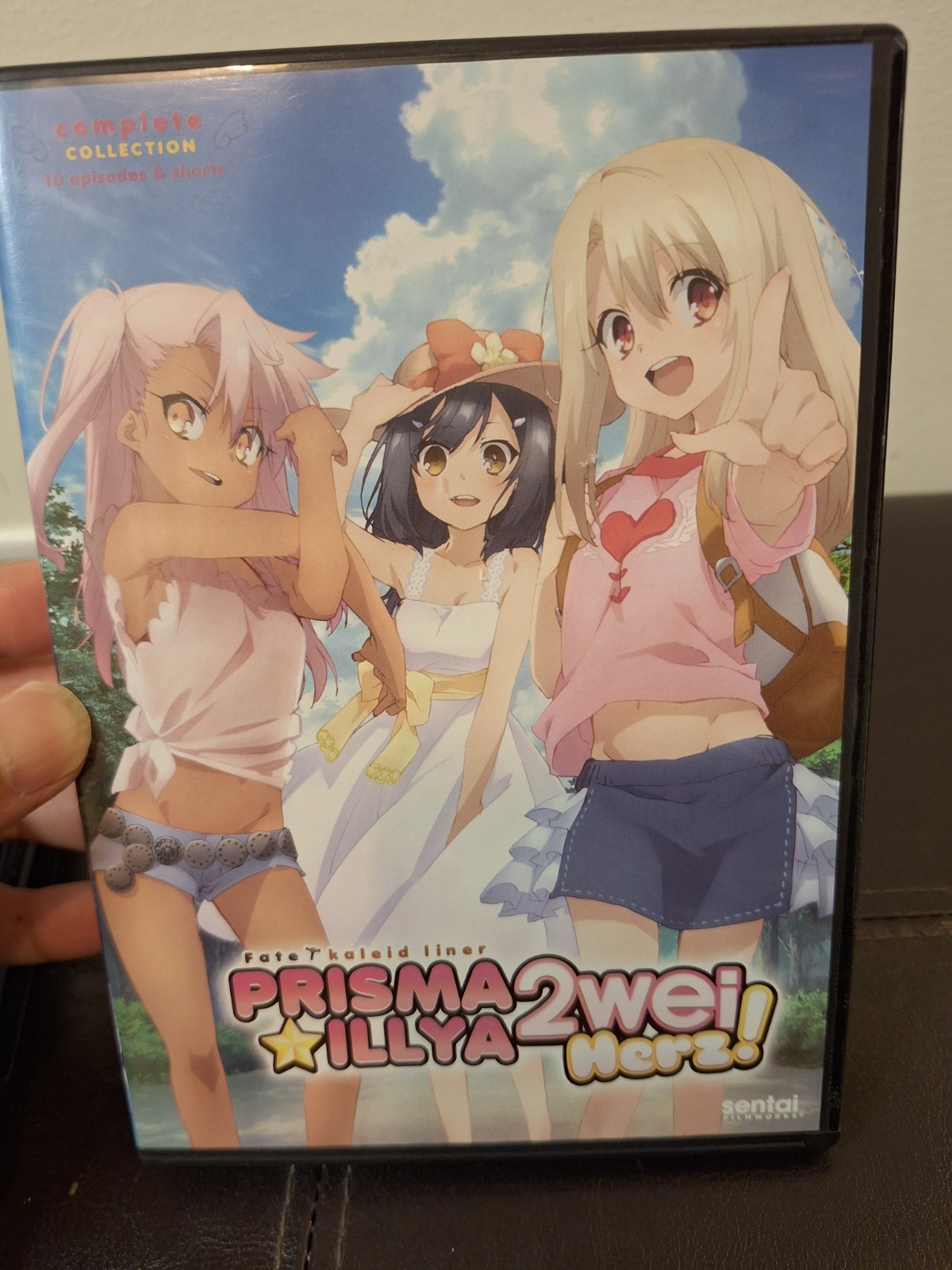 3 Dvds Lot FATE KALEID LINER PRISMA ILLYA 2WEI HERZ COMPLETE COLLECTION ANIME