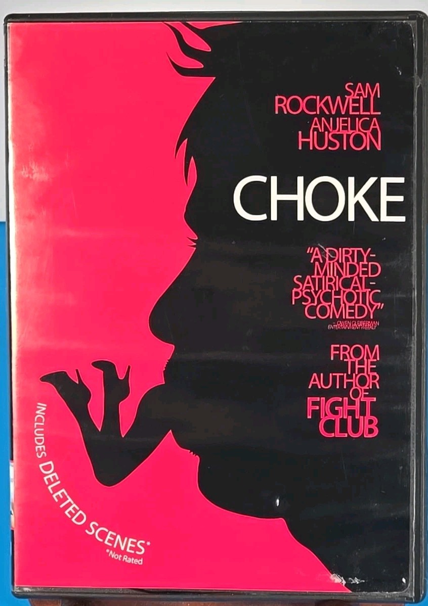 Choke DVD 2008 20th Century Fox Sam Rockwell Anjelica Huston Dark Humor