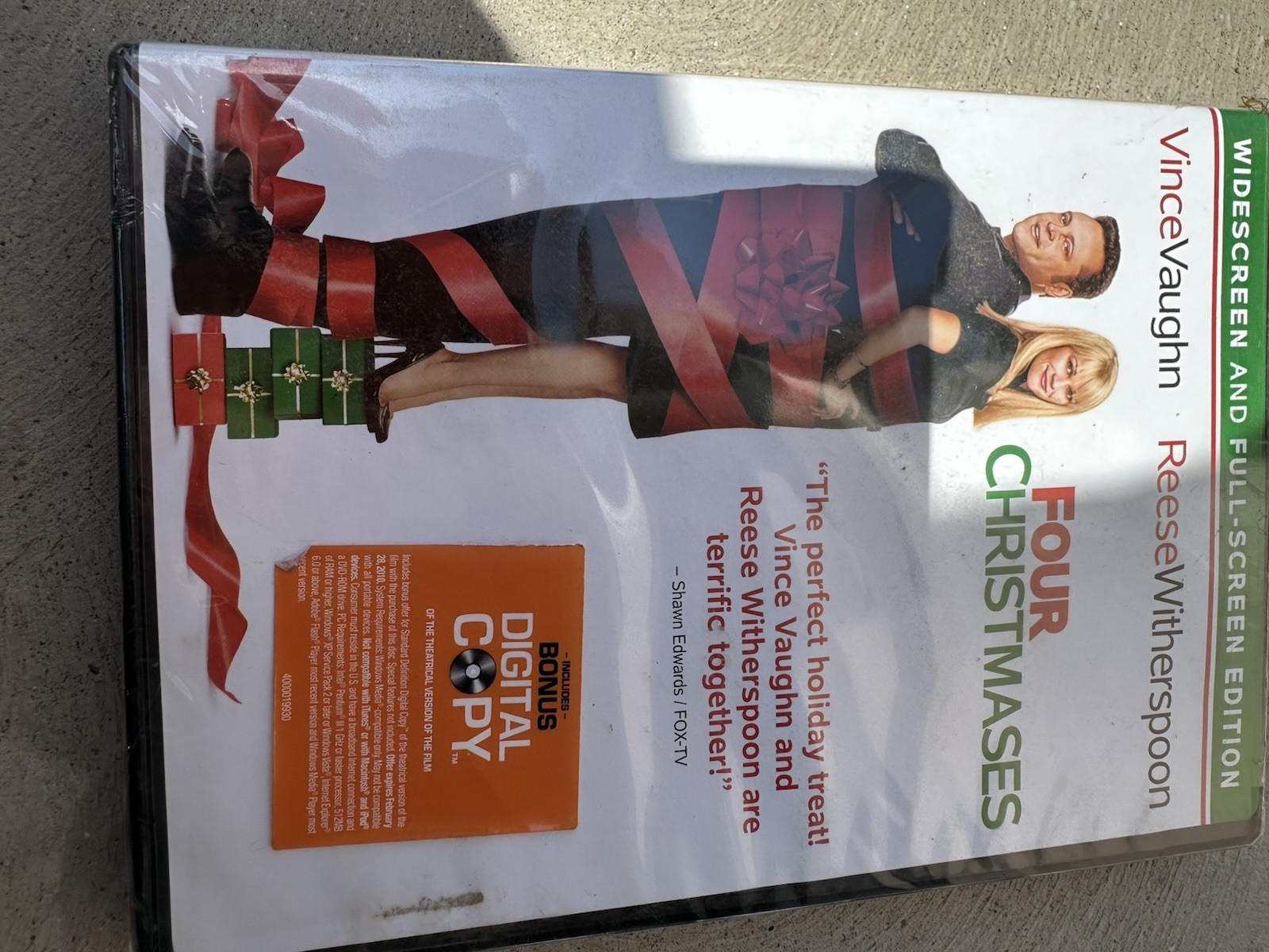 Four Christmases (DVD, 2008) Vince Vaughn Reese Witherspoon