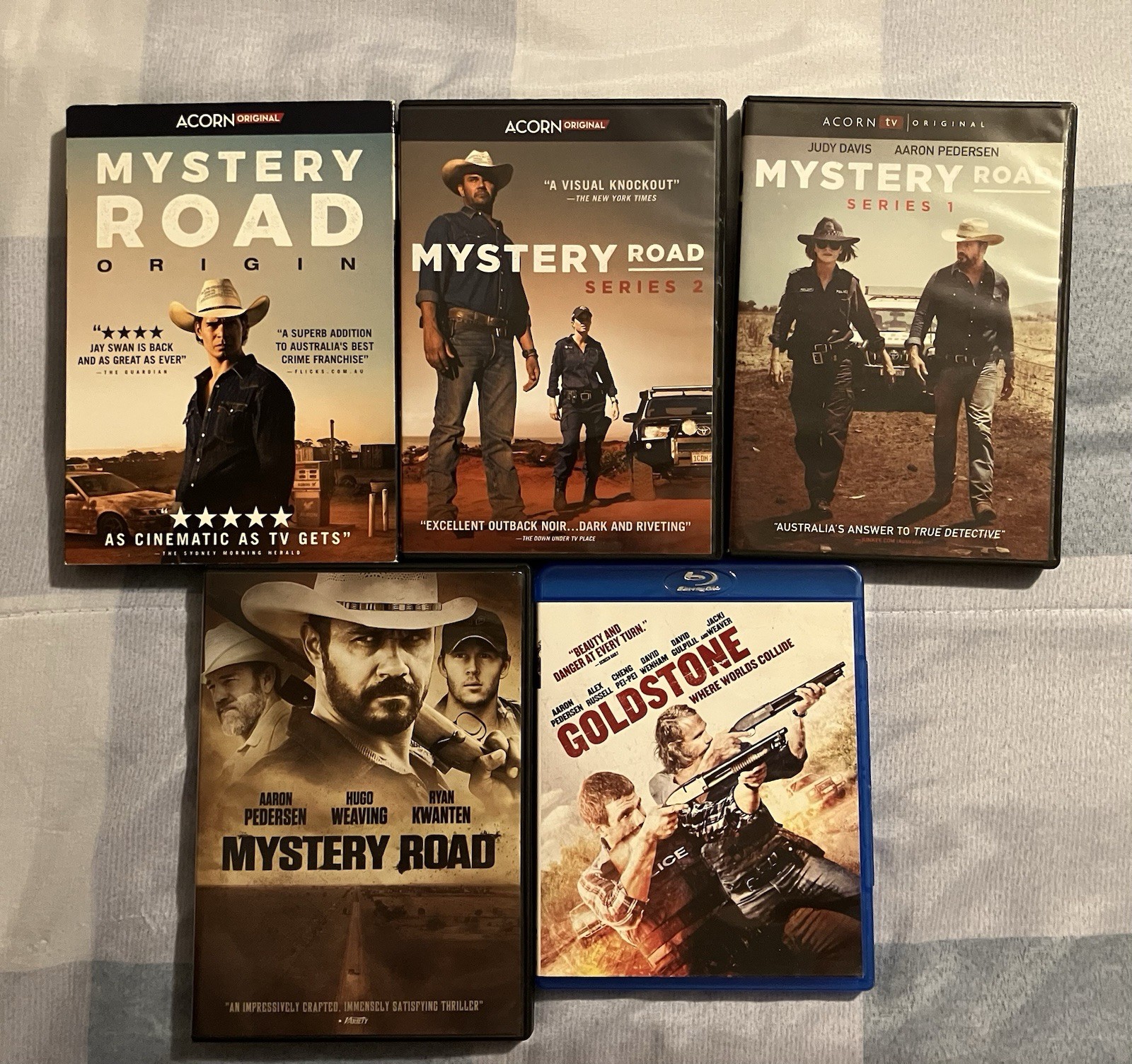 Mystery Road Complete Series DVD Origins Goldstone Series 1, 2 Aaron Pedersen