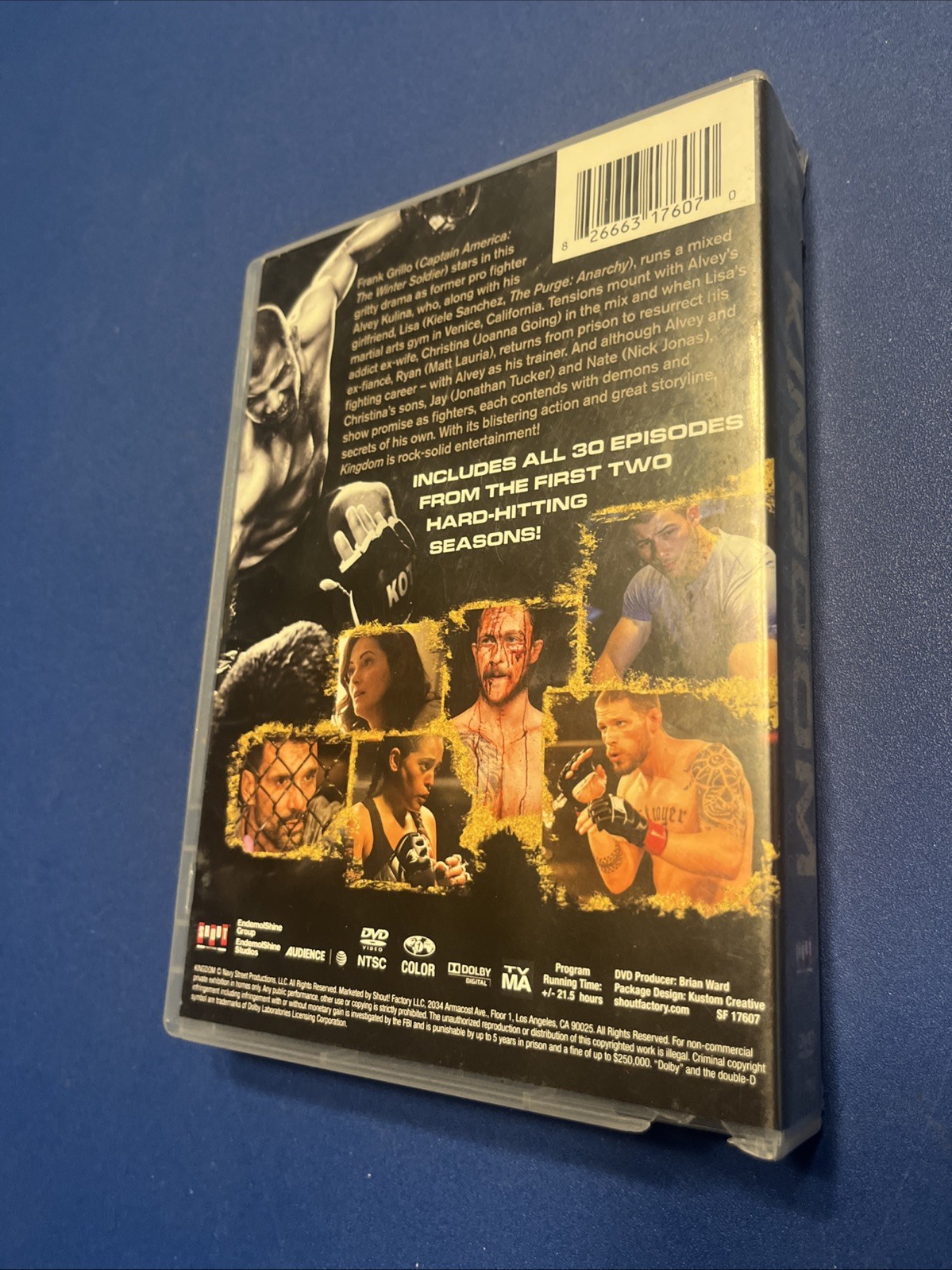 Kingdom: Seasons One and Two (DVD, 2014) 9 Discs TV-MA, RARE, MMA