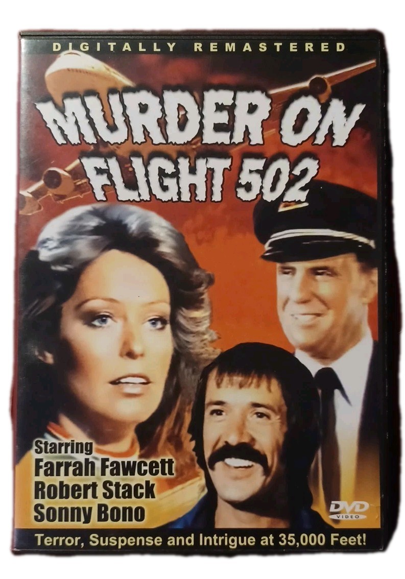 Murder On Flight 502 Slim Case On DVD With Farrah Fawcett Very Good
