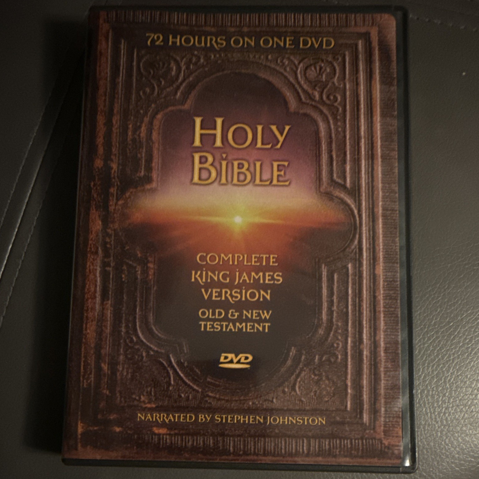 Holy Bible: Complete King James Version (KJV) DVD Stephen Johnston 72 Hours 2003