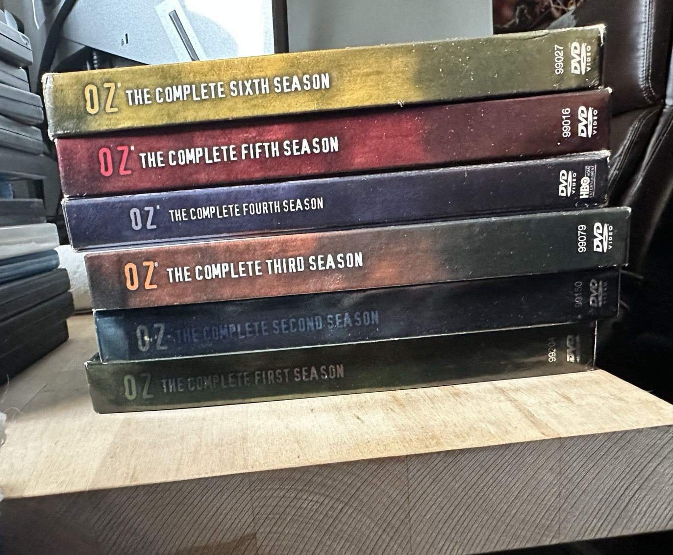 Oz HBO Complete Series Seasons 1-6 DVD Box Set Deleted Scenes, Commentary