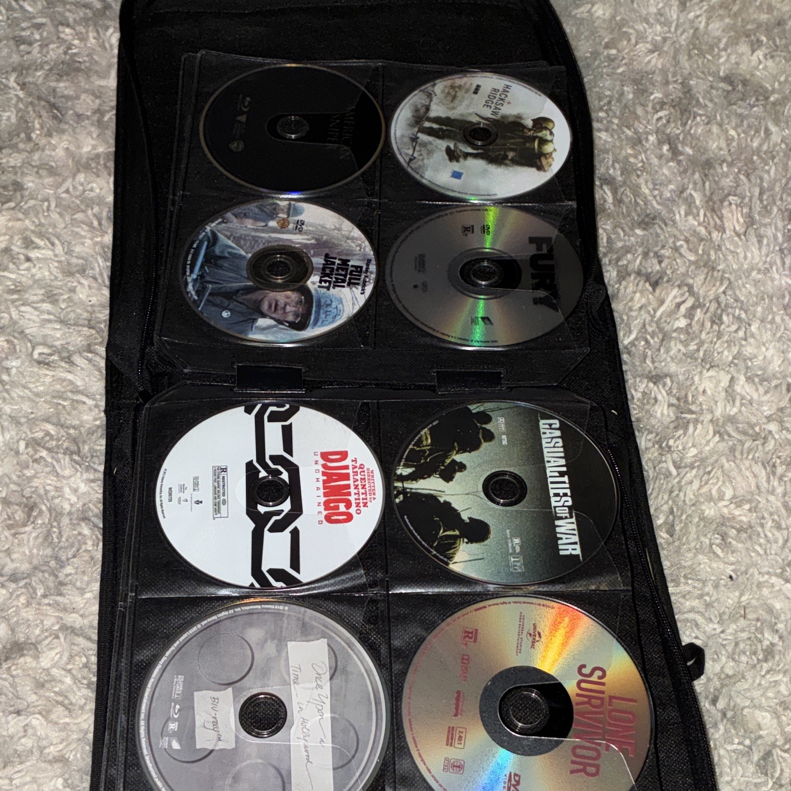 +180 blue ray/DVDs , Star Wars, Marvel, DC, Lotr, Horror, War, Tarantino, more!