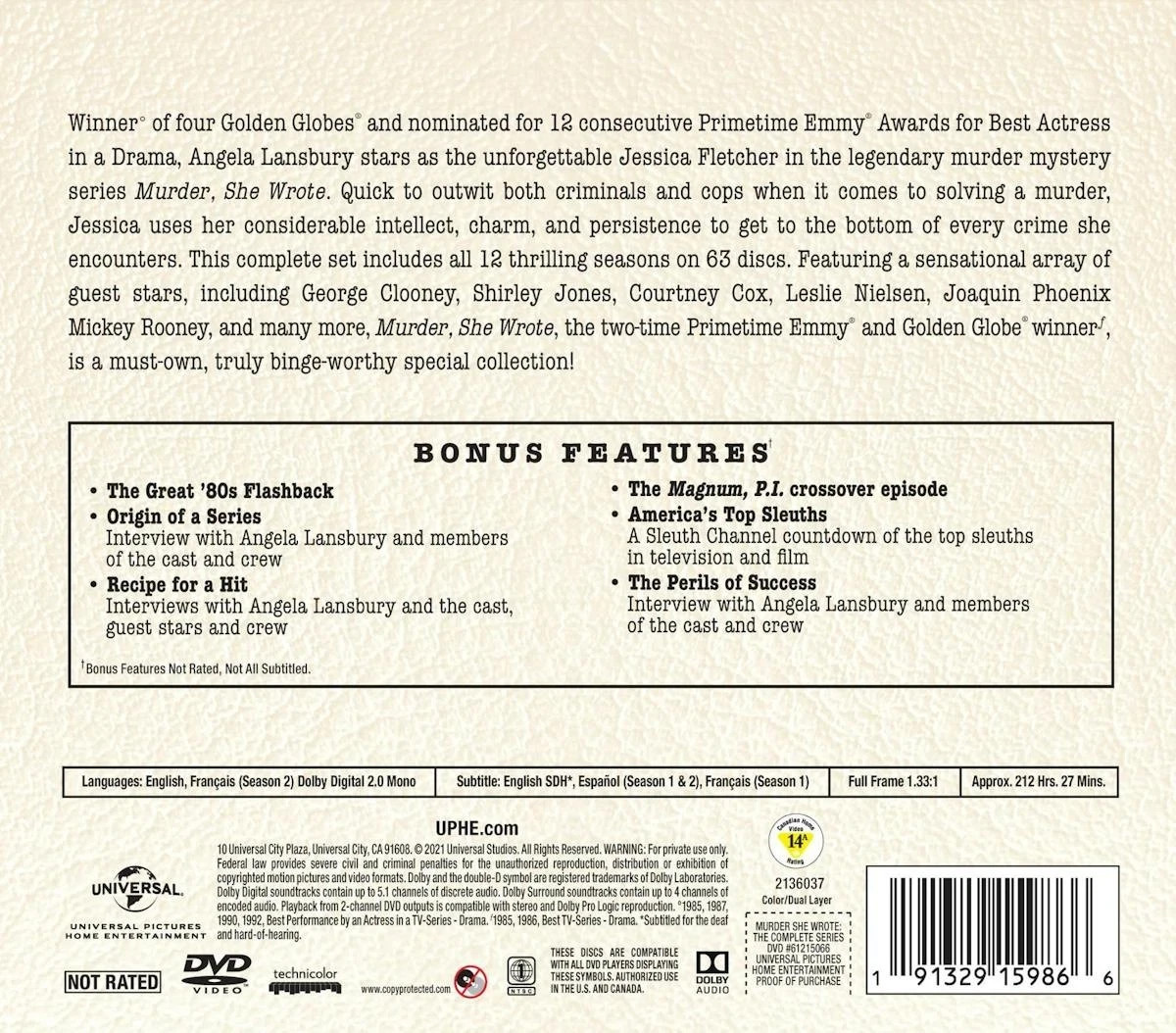 Murder She Wrote Complete Series DVD Collection New