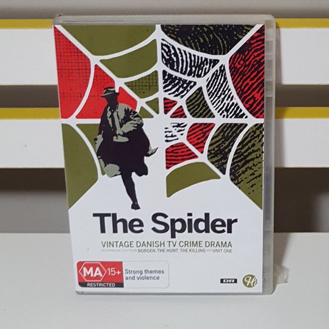 DVD THE SPIDER VINTAGE DANISH TV CRIME DRAMA