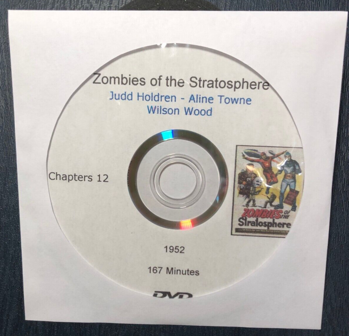 Zombies of the Stratosphere – Cliffhanger Serial Movie DVD Judd Holdren