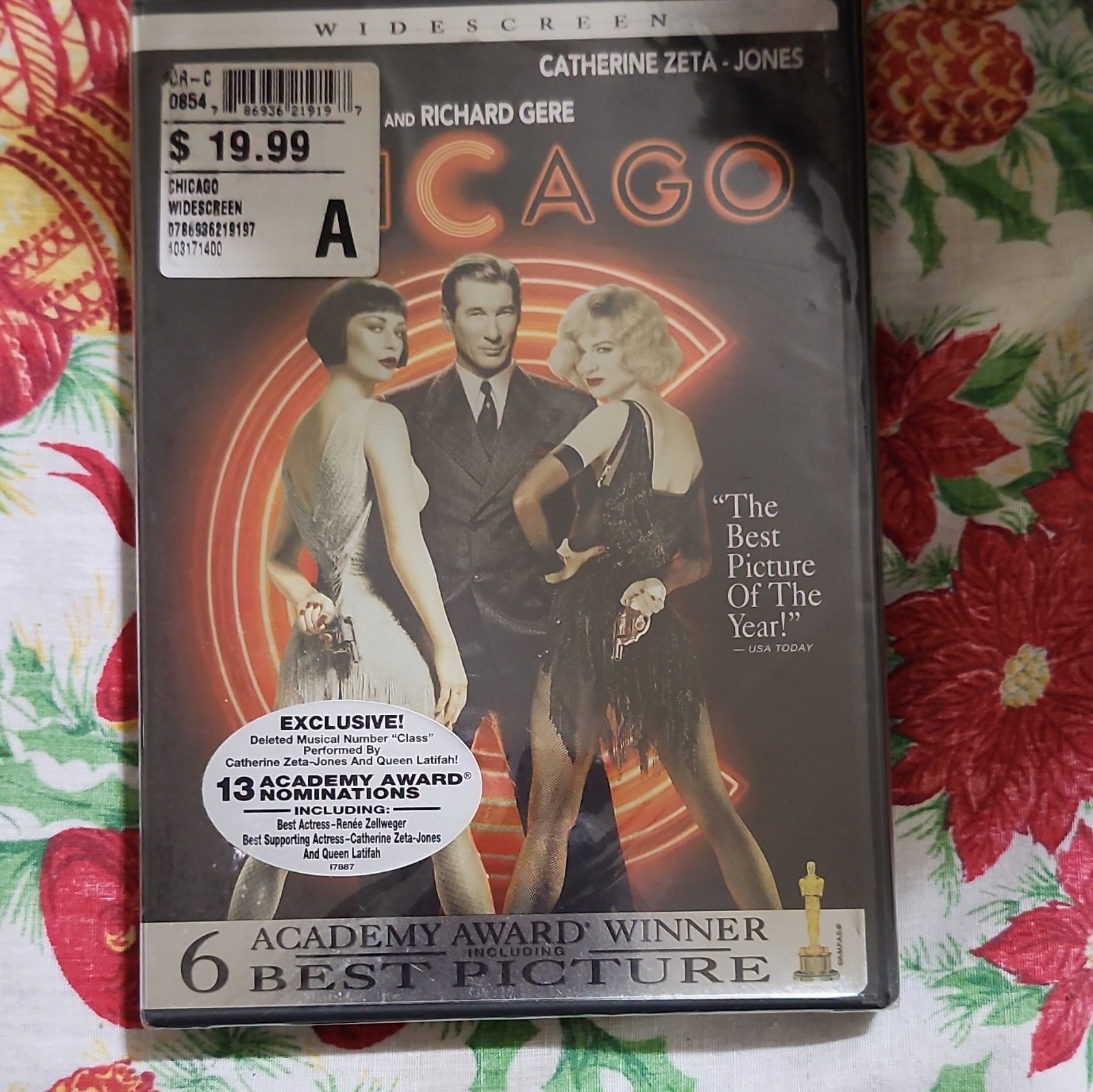 Buena Vista Chicago DVD 2003 PG-13 Widescreen 113 min English Zeta-Jones Gere