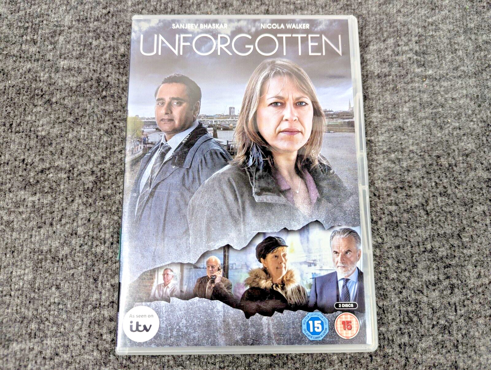 Unforgotten DVD Seasons 1-2 Nicola Walker – Regions 2 & 4 – EUC