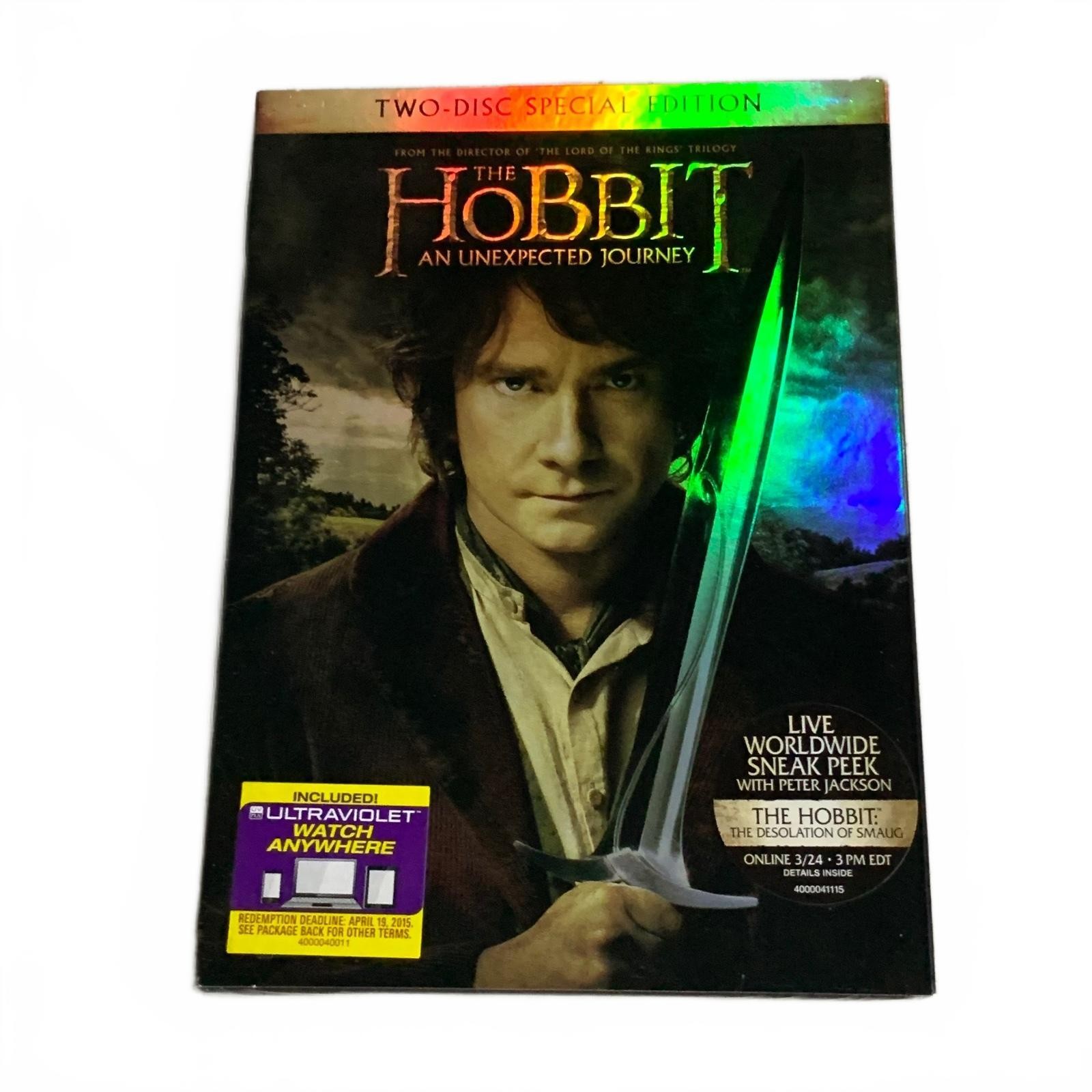 The Hobbit An Unexpected Journey DVD 2-Disc Special Edition Slipcover NEW