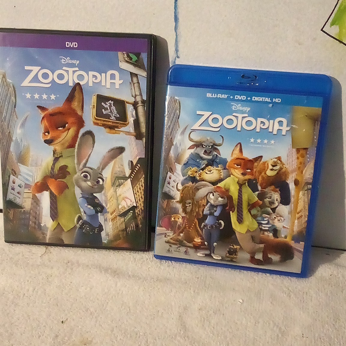 Disney Zootopia Blu-ray+2 DVD+Digital HD Digital Copy PG English Animation