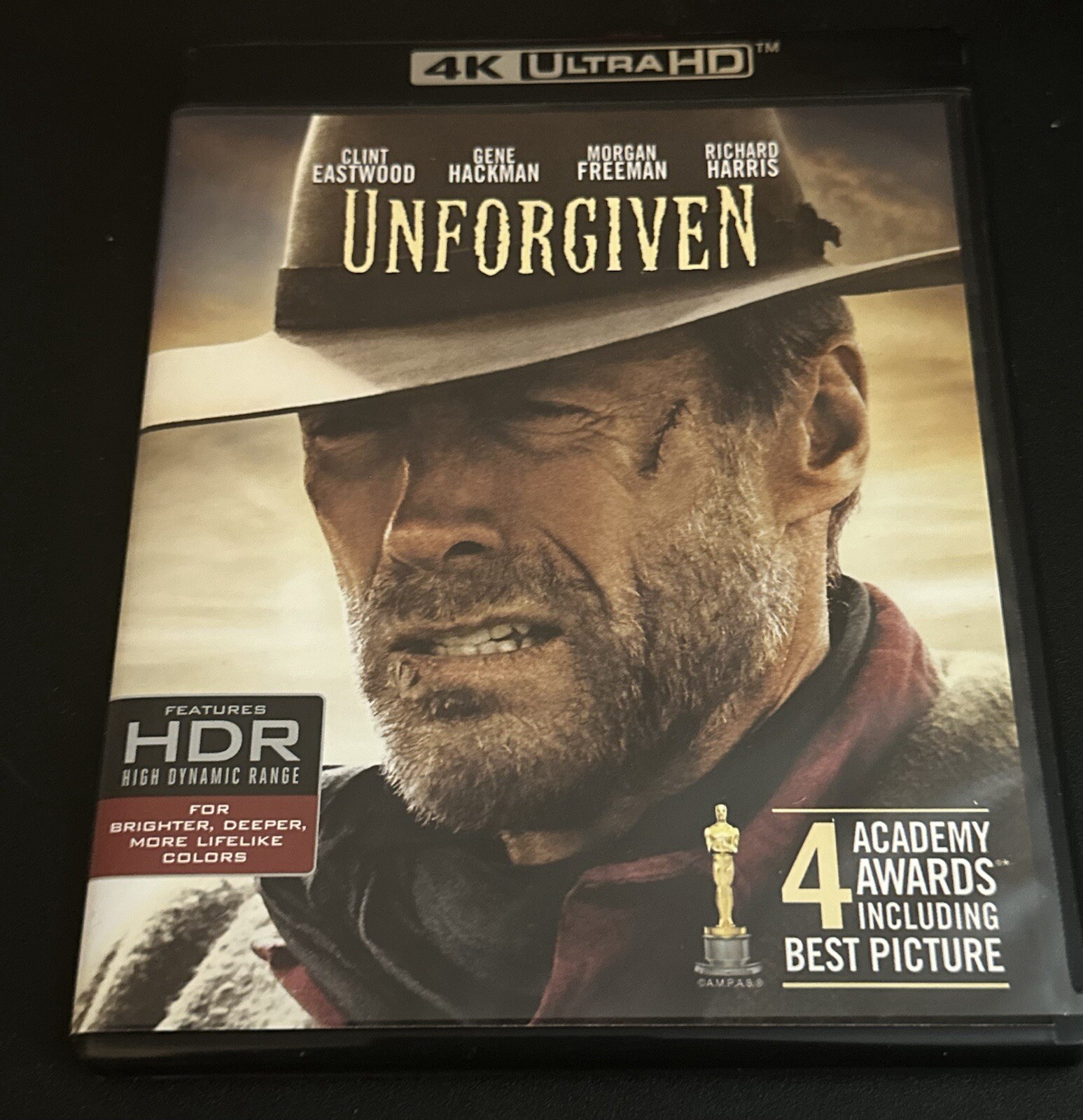 Unforgiven – 4K UHD Blu-ray – Clint Eastwood No Digital OOP Classic Western