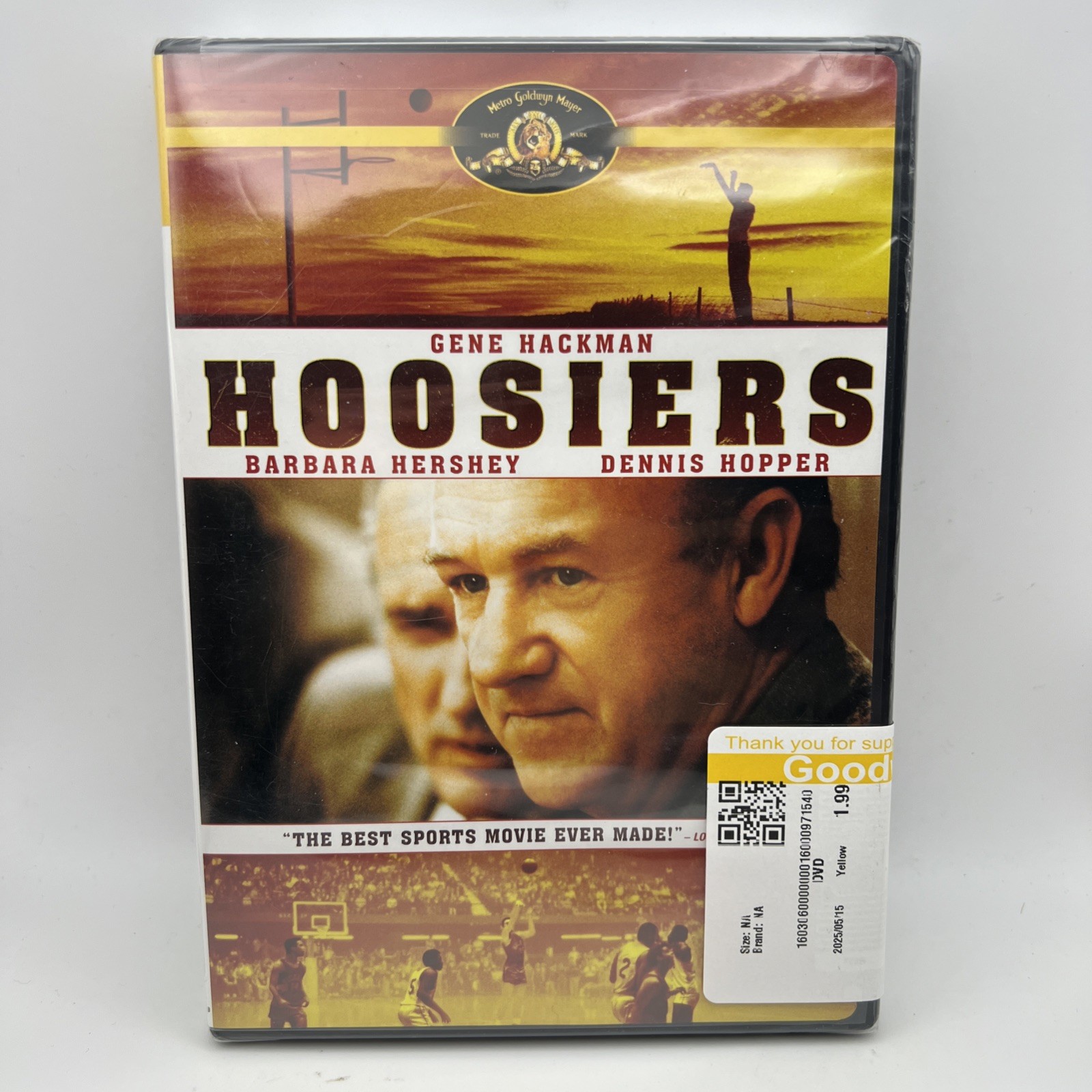 Hoosiers – DVD Widescreen/Full Screen Brand New