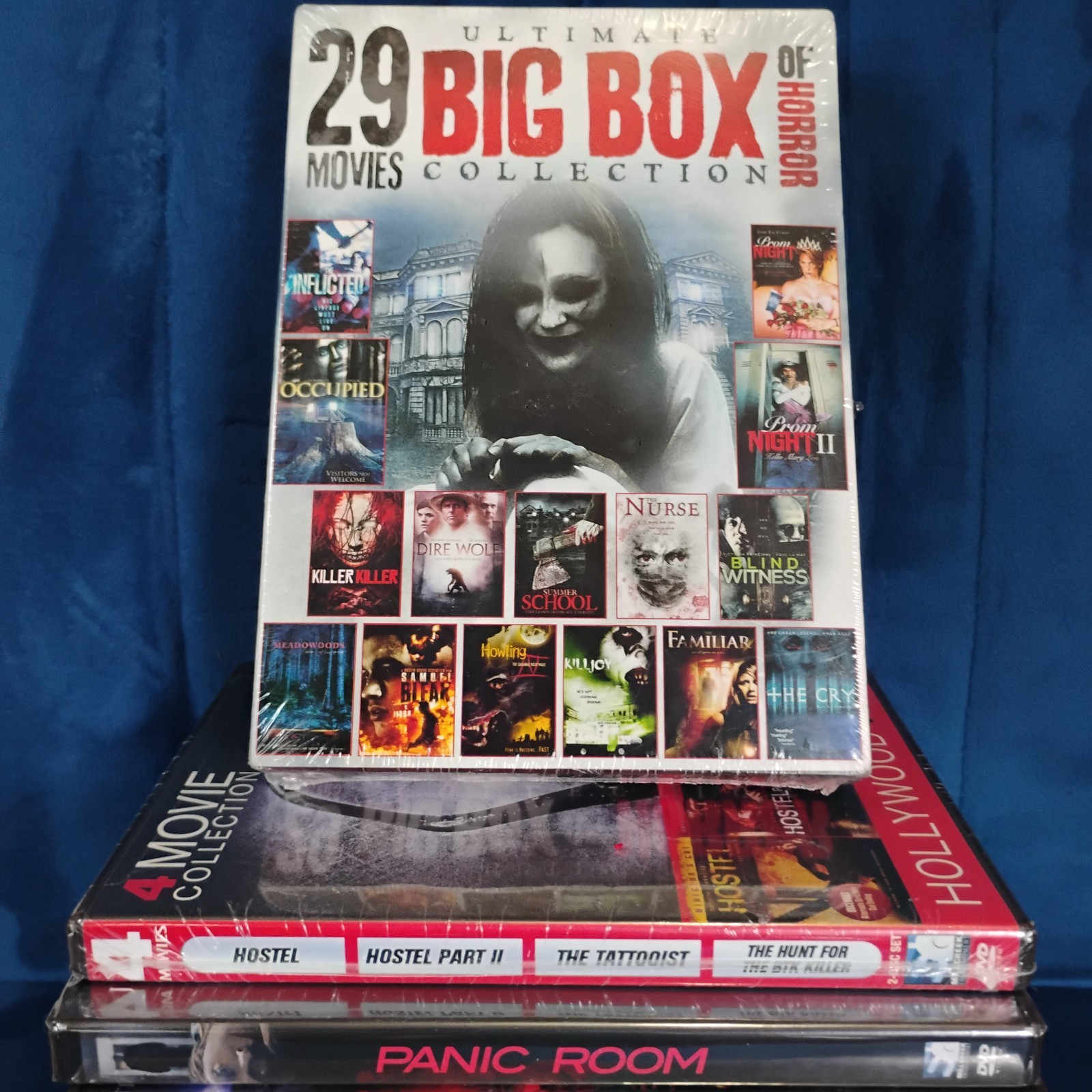 Horror DVD Lot 60+ Movies Zombie Slasher Supernatural Psychological Sci-Fi Cult