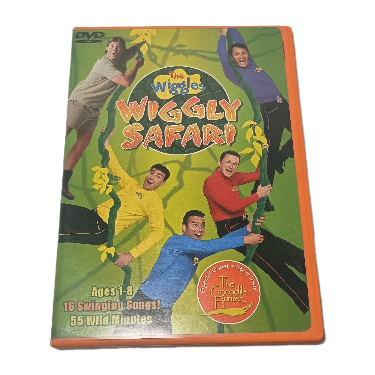 Rare The Wiggles – Wiggly Safari DVD 2002 With The Crocodile Hunter Steve Irwin