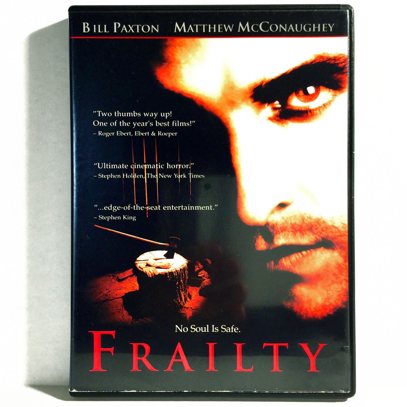 Frailty (DVD, 2001, Widescreen) Like New ! Bill Paxton Matthew McConaughey