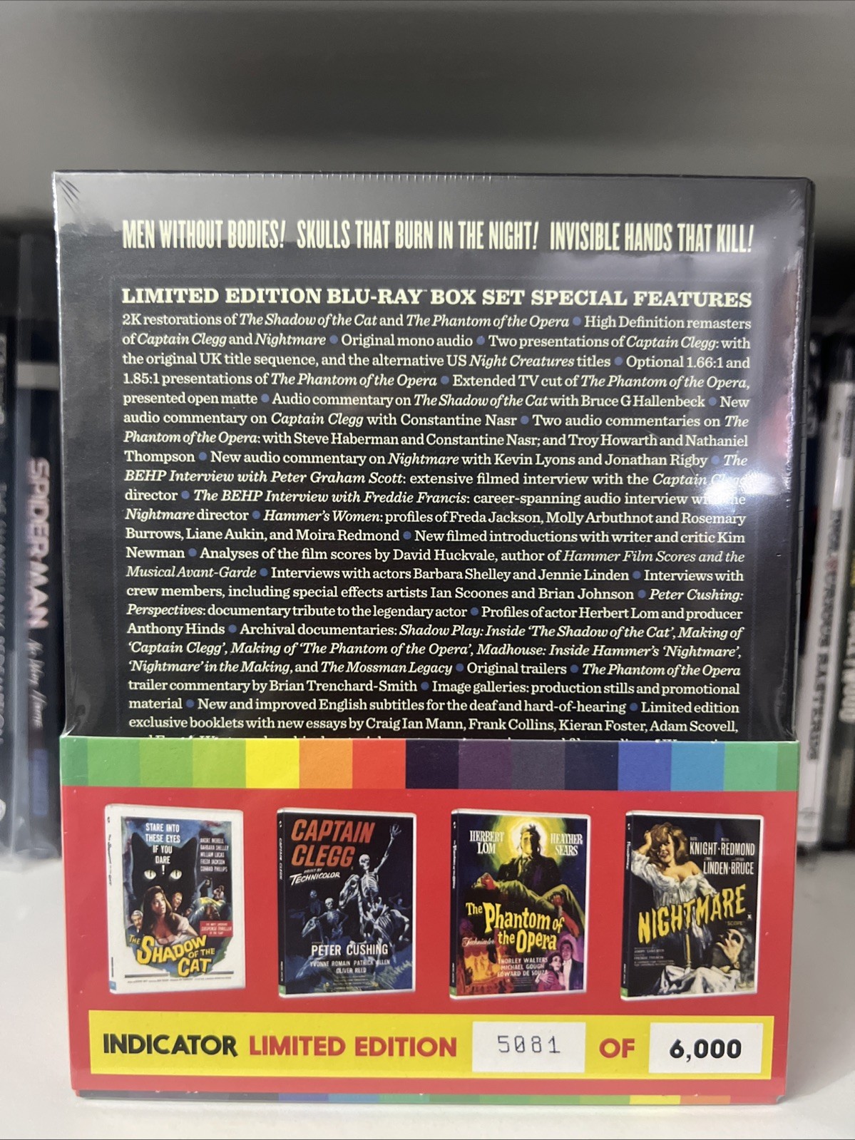 HAMMER VOLUME SIX: NIGHT SHADOWS Indicator Limited Blu-ray Box Set – Region B