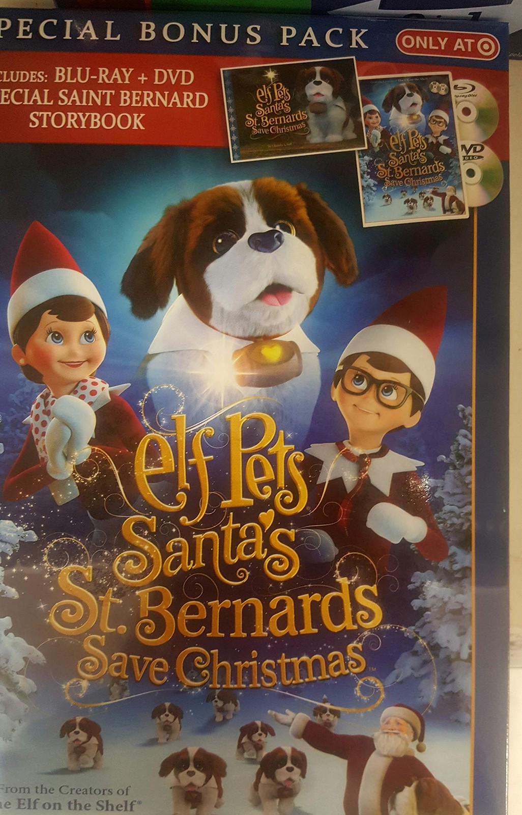 Unbranded Elf Pets Santa’s st. Bernards Saved Christmas Combo (Blu-ray)